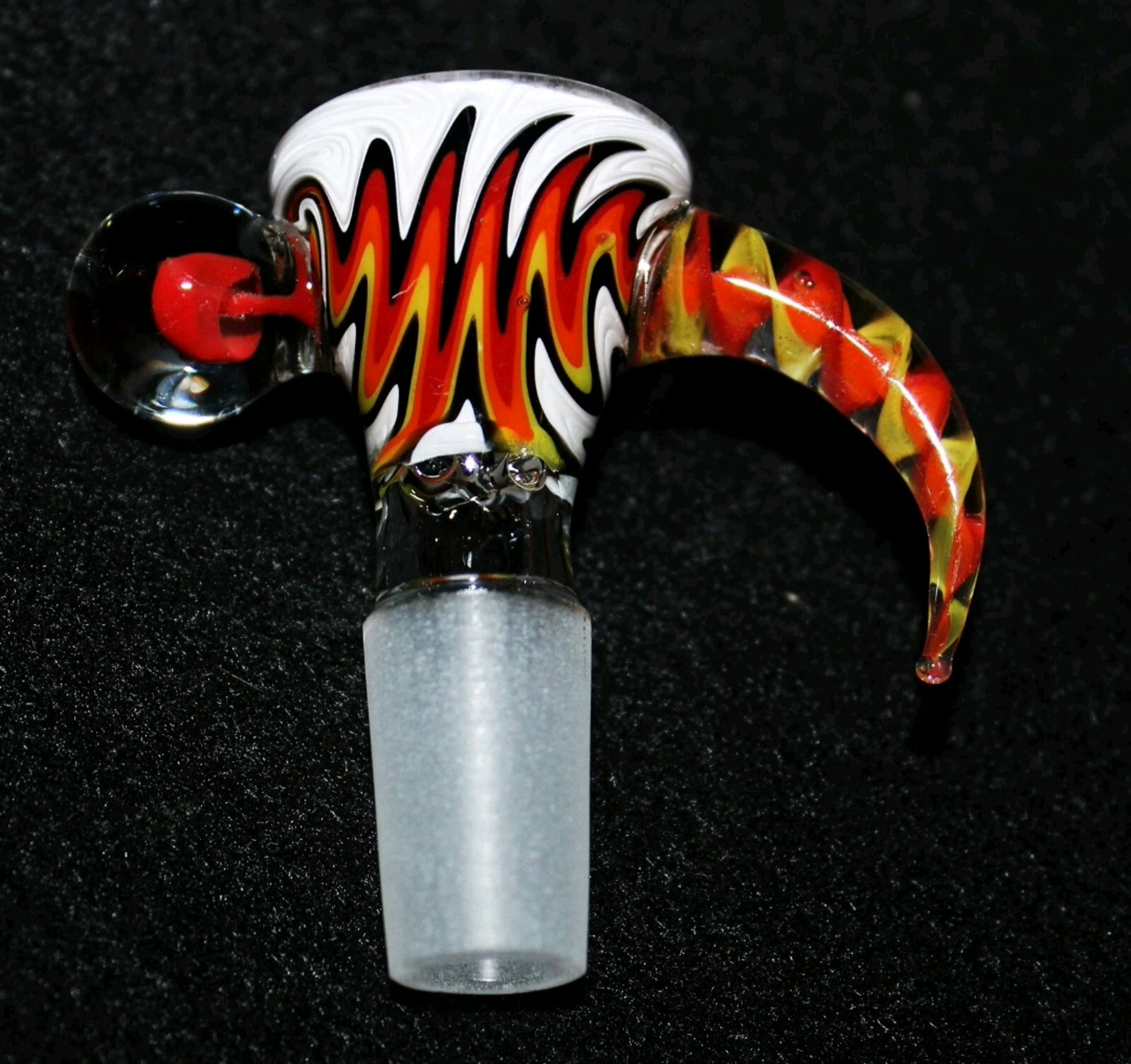 🚨14mm Premium HIGH QUALITY Glass Bowl🚨SUNDET WAVE  Design image 0