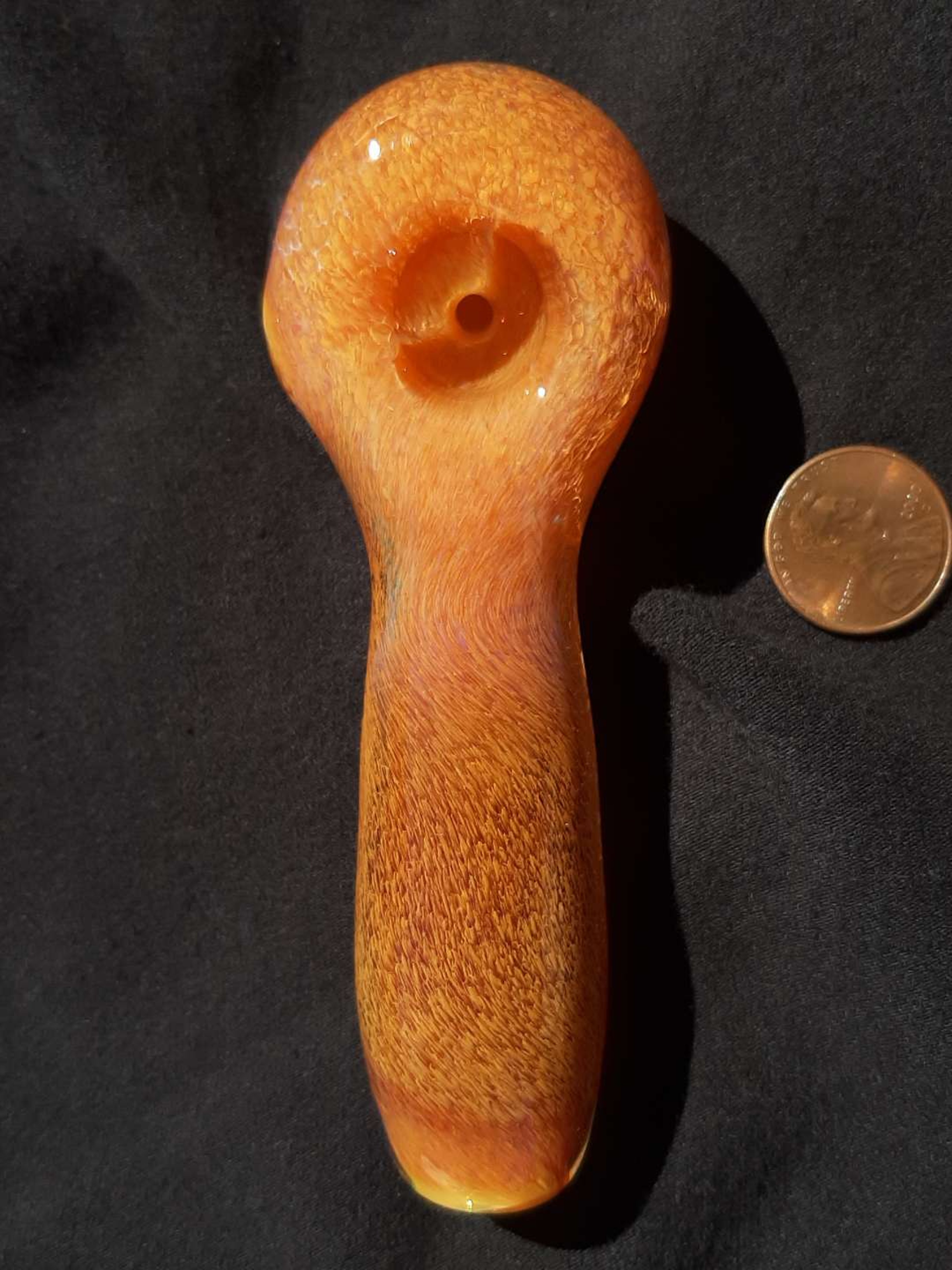 Inside out, frit, borosilicate glass pipe. FREE SHIPPING image 0