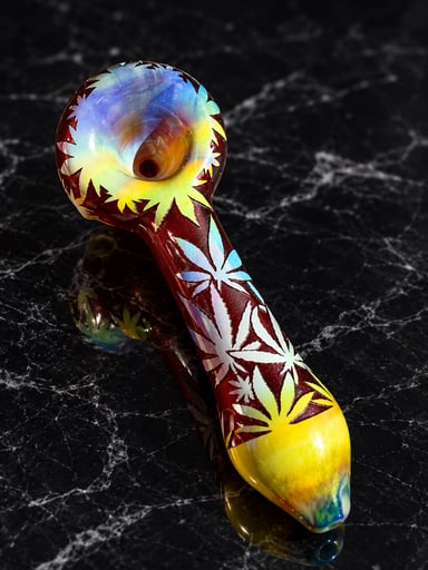 Preview pic of Liberty 503 gods gift capped glass pipe