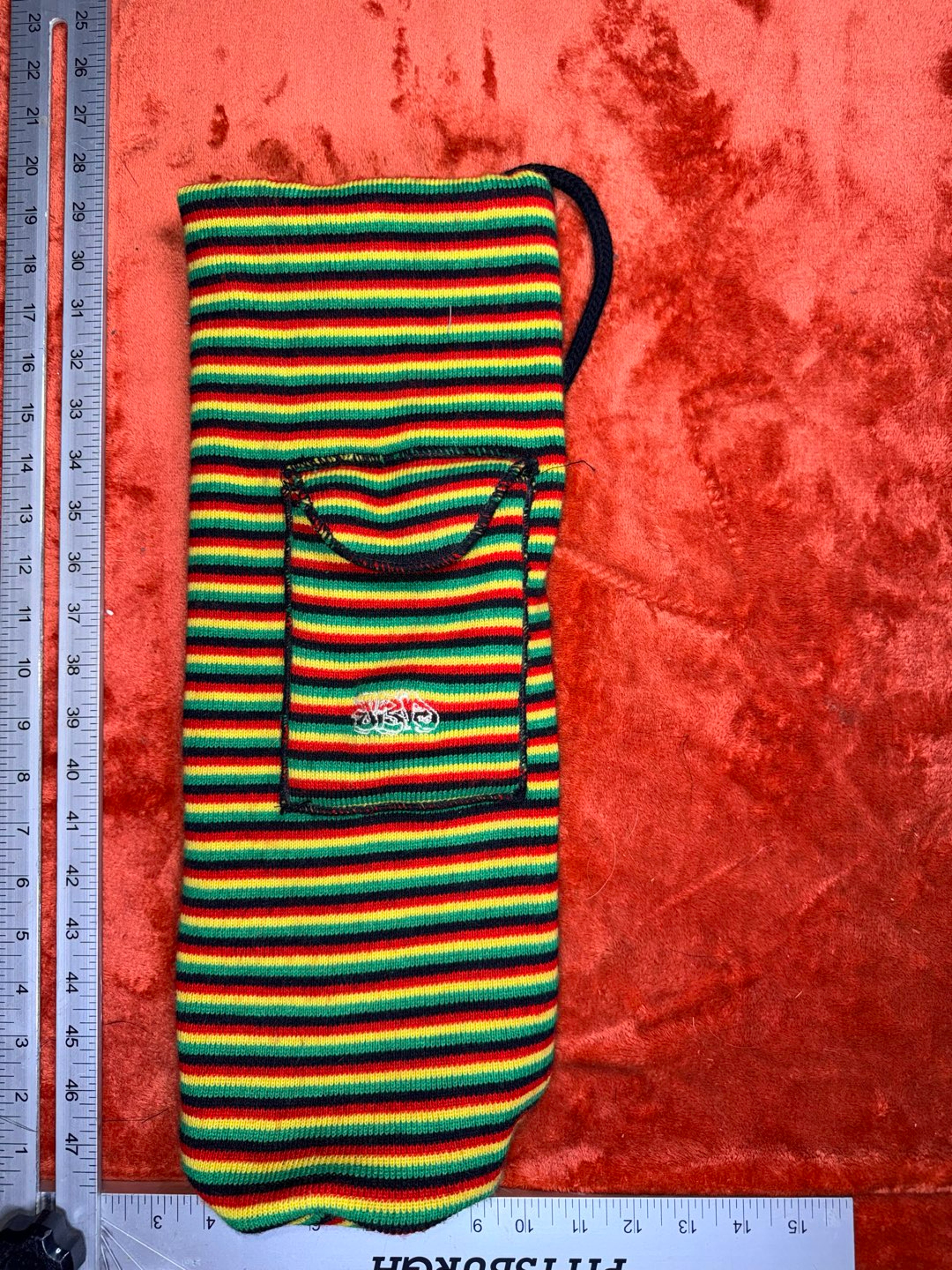Preview pic of A BRNAD NEW PRE-BAN JBD RASTA TUBE SOCK BAG