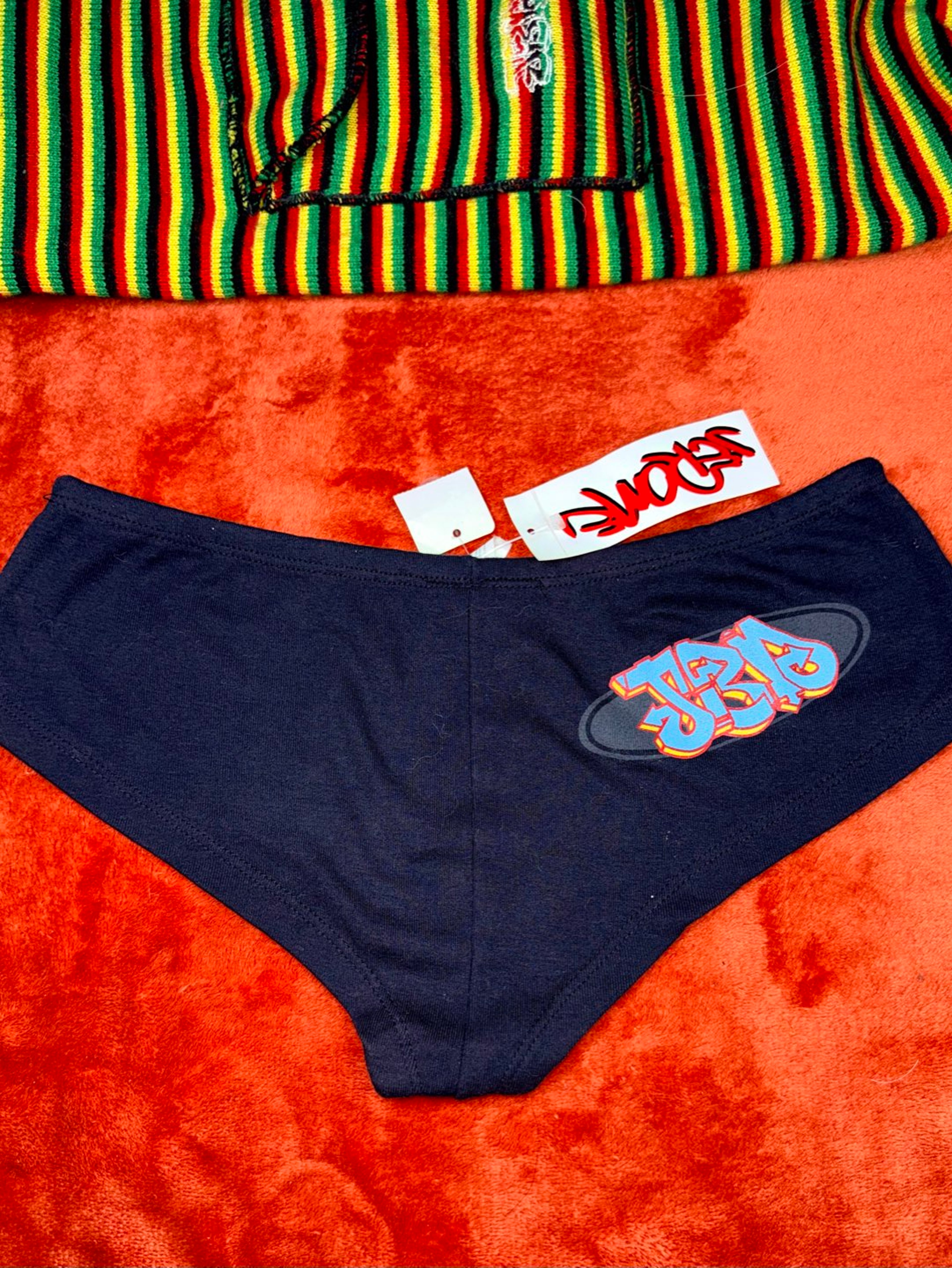 Preview pic of BNIB JEROME BAKER DESIGNS BOOTY SHORTS SZ LG