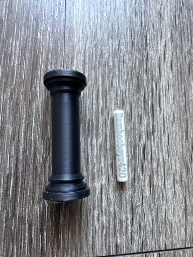 Preview pic of New Aluminum Nitride Pillar AlN “BambooBoyz420” 4mm x 30? “Om Quartz” - Pinnacle Pillars