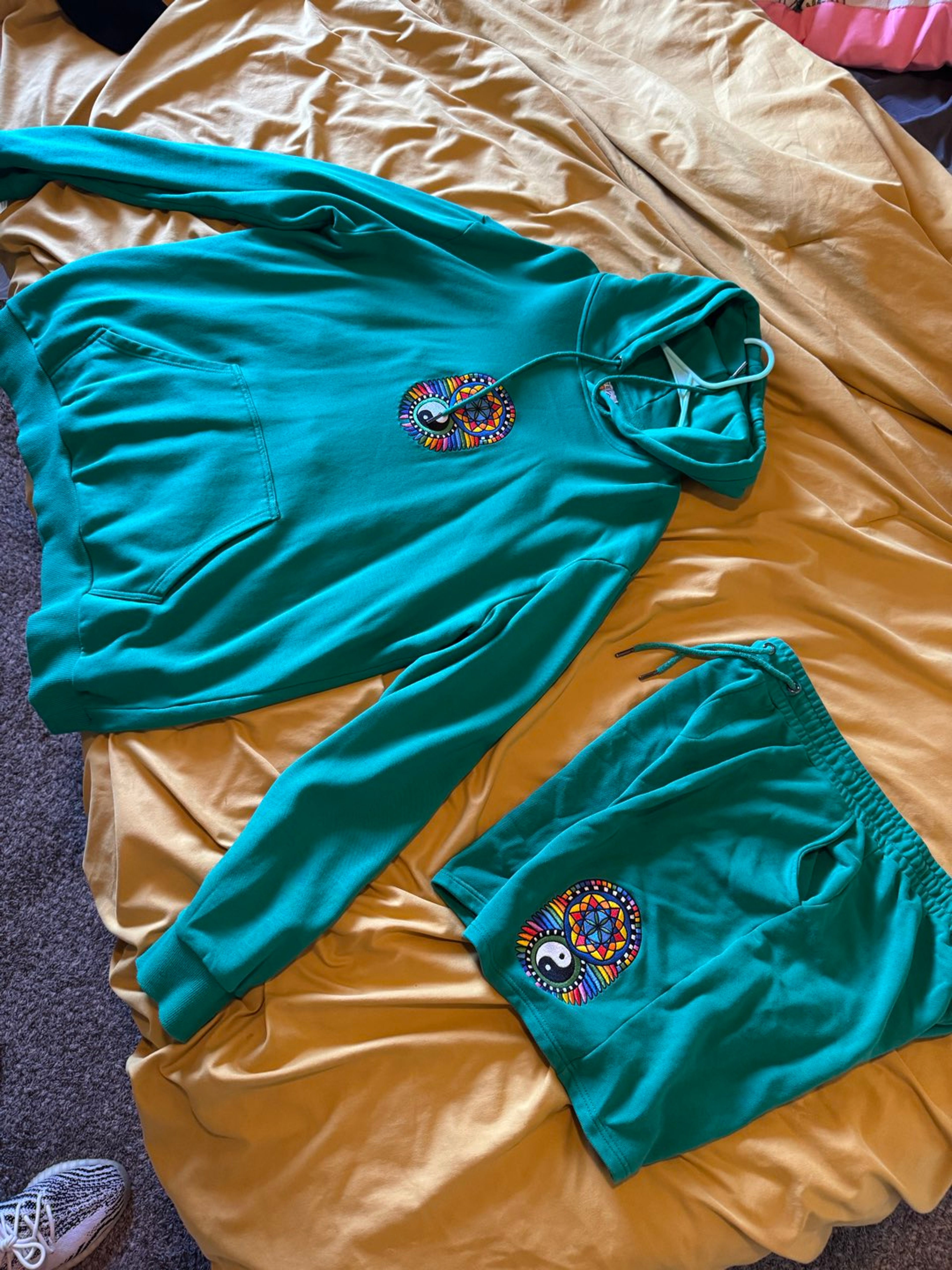 Preview pic of GZ1 x WJC sweatshirt and shorts