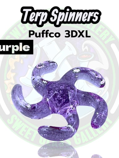 Preview pic of Yarbi Glass - Terp Spinners - Puffco 3DXL - Purple