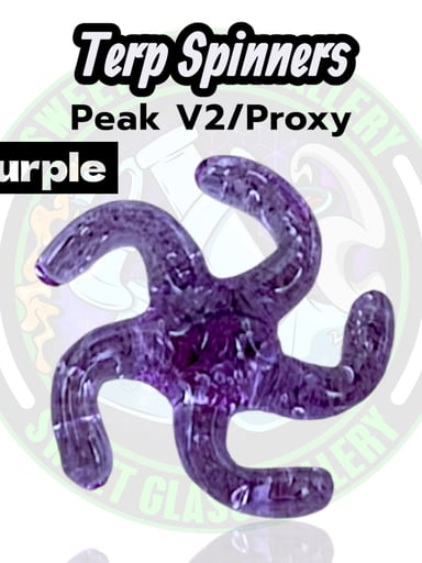 Preview pic of Yarbi Glass - Terp Spinners - Puffco Peak v2 / Proxy - Purple