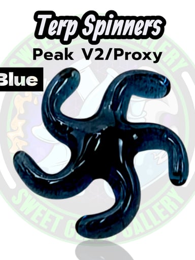 Preview pic of Yarbi Glass - Terp Spinners - Puffco Peak v2 / Proxy - Blue