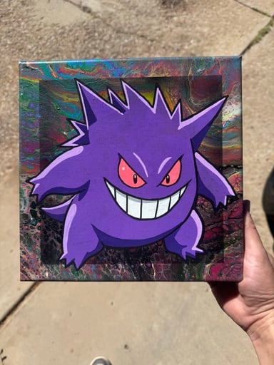 Preview pic of Gengar original canvas