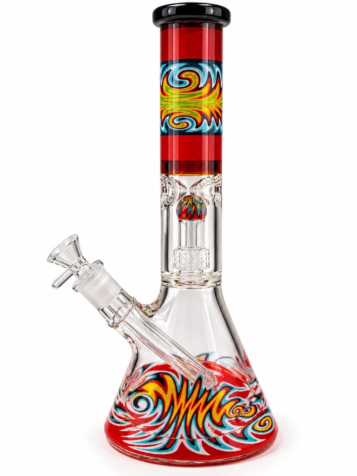 Wig Wag Beaker Bong – Matrix... | Shop Beakers on GlassPass