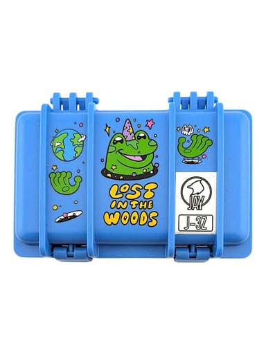 Preview pic of Skully Vibes x Jay Cases "Lost in the Woods" Case - Polar Blue
