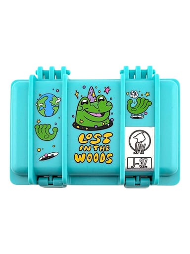 Preview pic of Skully Vibes x Jay Cases "Lost in the Woods" Case - Seafoam Green