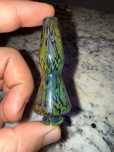 Preview pic of snake skin guru glass mini lamp pivot top
