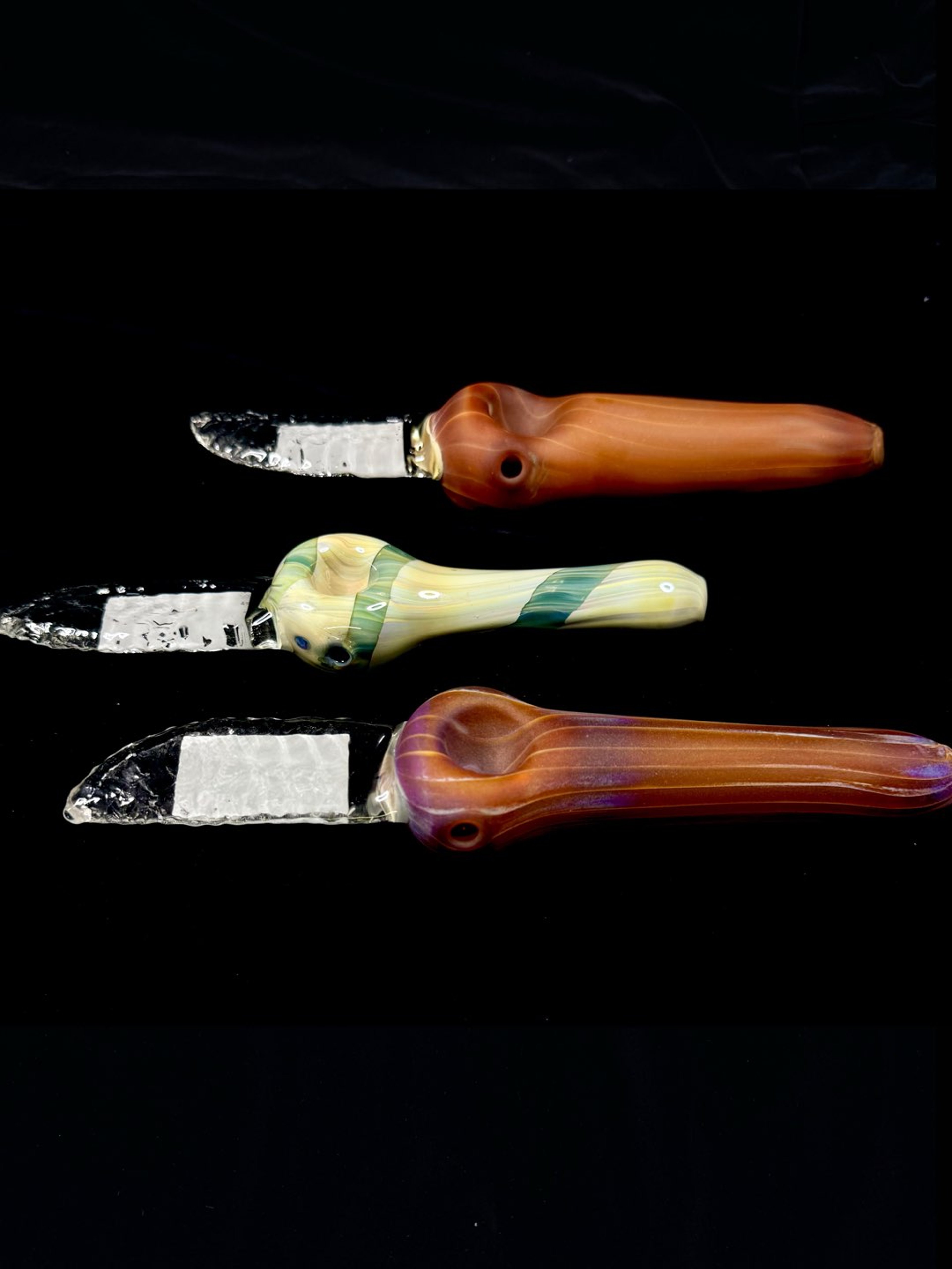 2007 Starfish Armory Signature Glass Dagger Pipes – Flawless/Unsmoked - Brand New Deadstock image 0