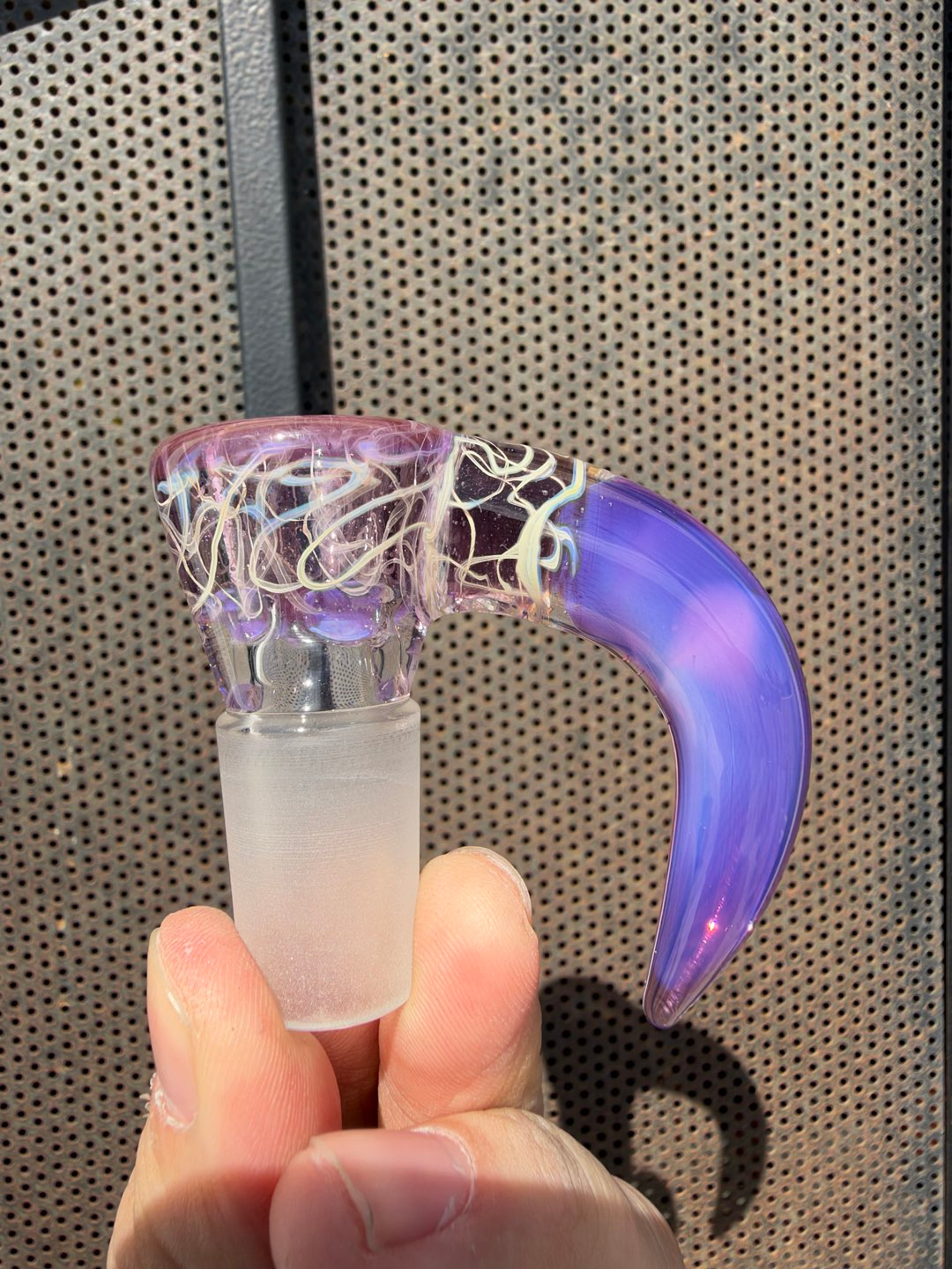 Sleepyz Purple Fume Horn Slide image 0