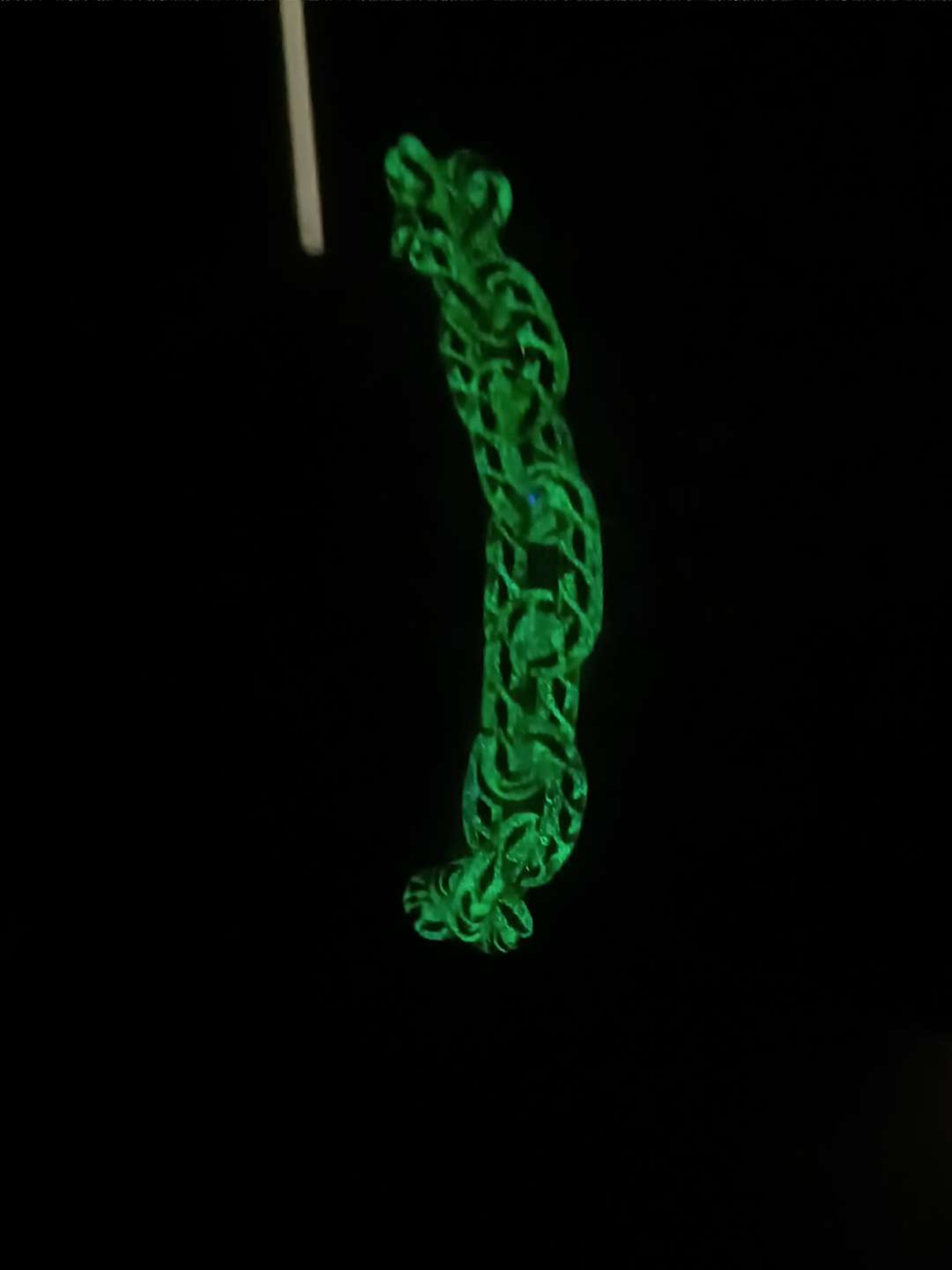 Glow in the dark mini link bracelet image 0