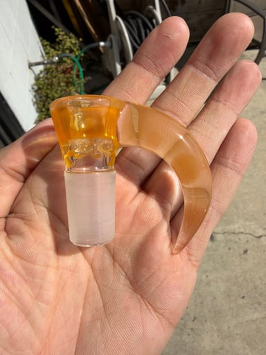 Preview pic of Sleepyz chunky tangie peach horn slide