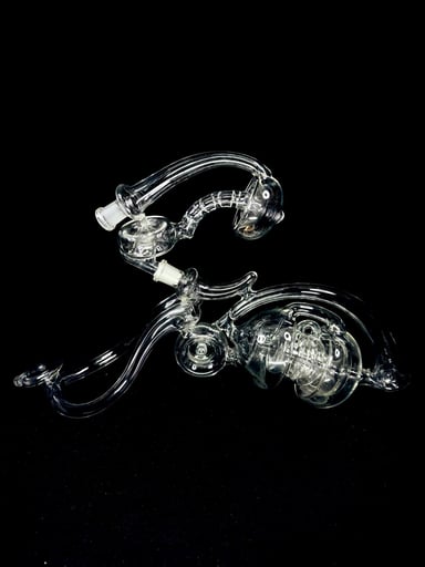 Preview pic of 2007 Micah Evan’s Yo-Yo Perc 2-Piece Set (MINT/NEVER USED) Includes Matching Secondary Perc/Ash Catcher - Historic CHAMPS Vegas Debut