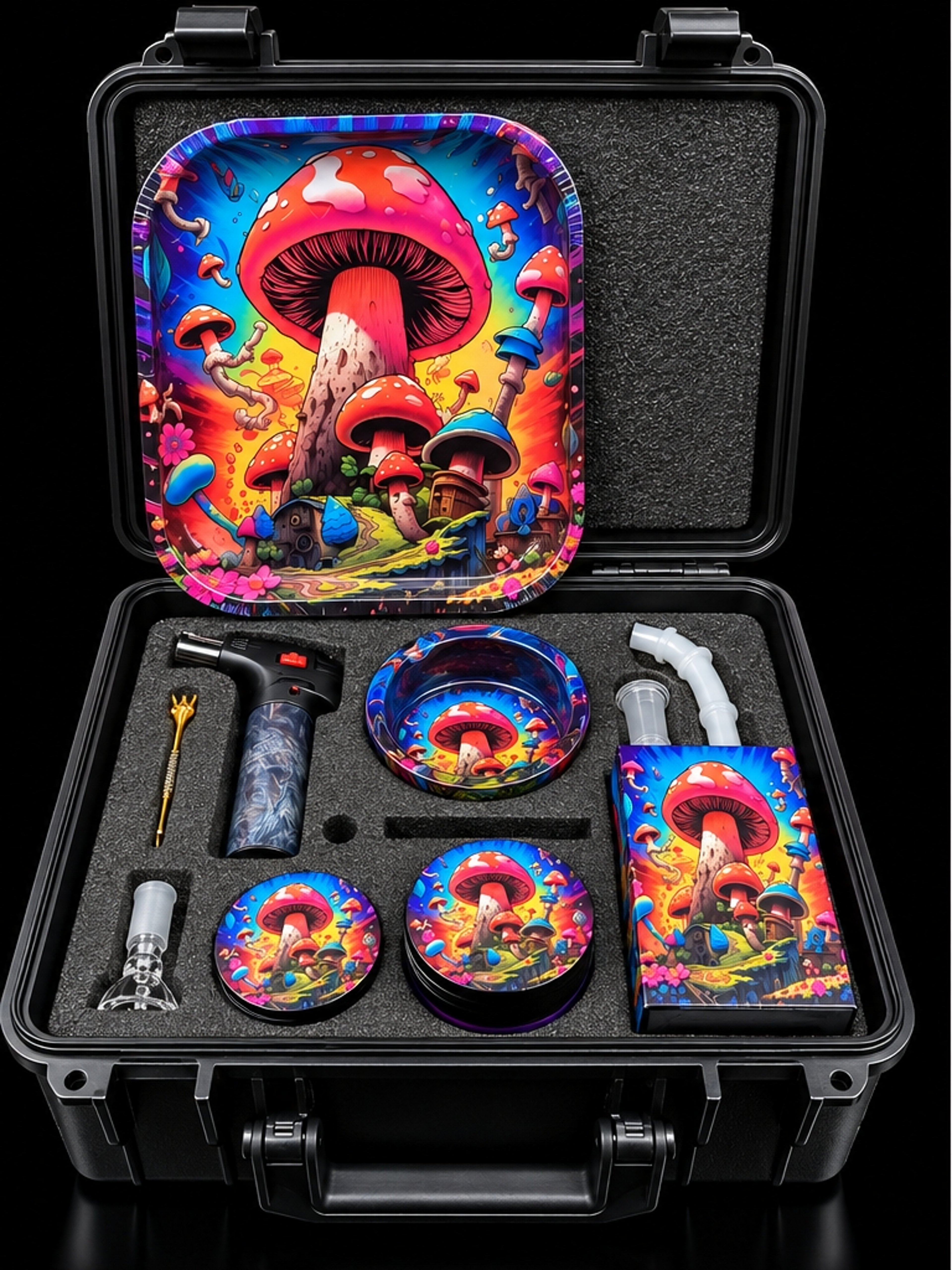 Preview pic of 10 in 1 Mushroom Premium Smoke Kit