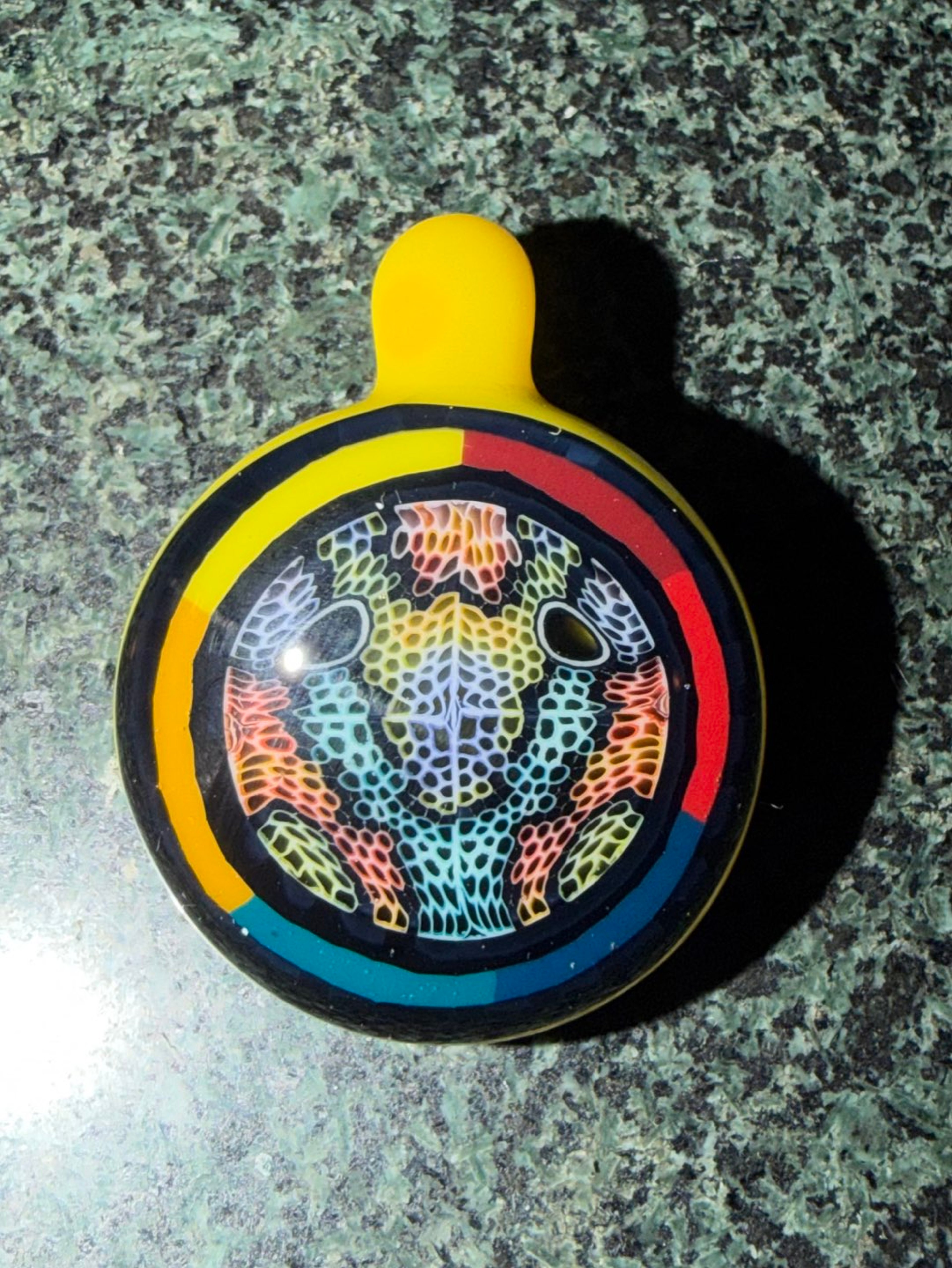 Preview pic of Kaj Beck Tessellated Murrine Pendant.