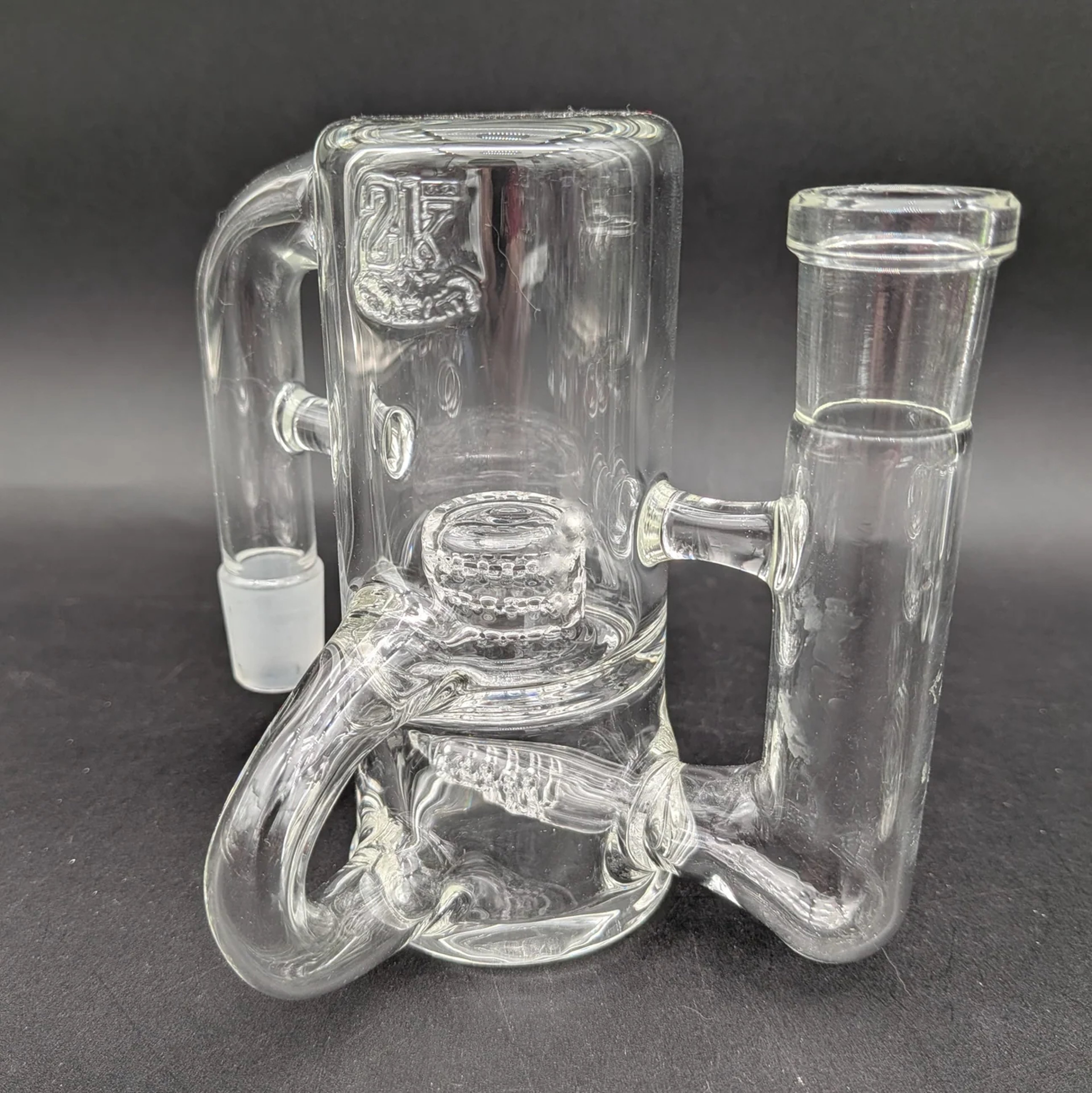 Preview pic of 2K GLASS 18MM CAPCYCLER ASH CATCHER