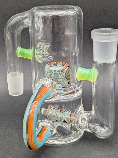 Preview pic of 2K GLASS 18MM CAPCYCLER ASH CATCHER