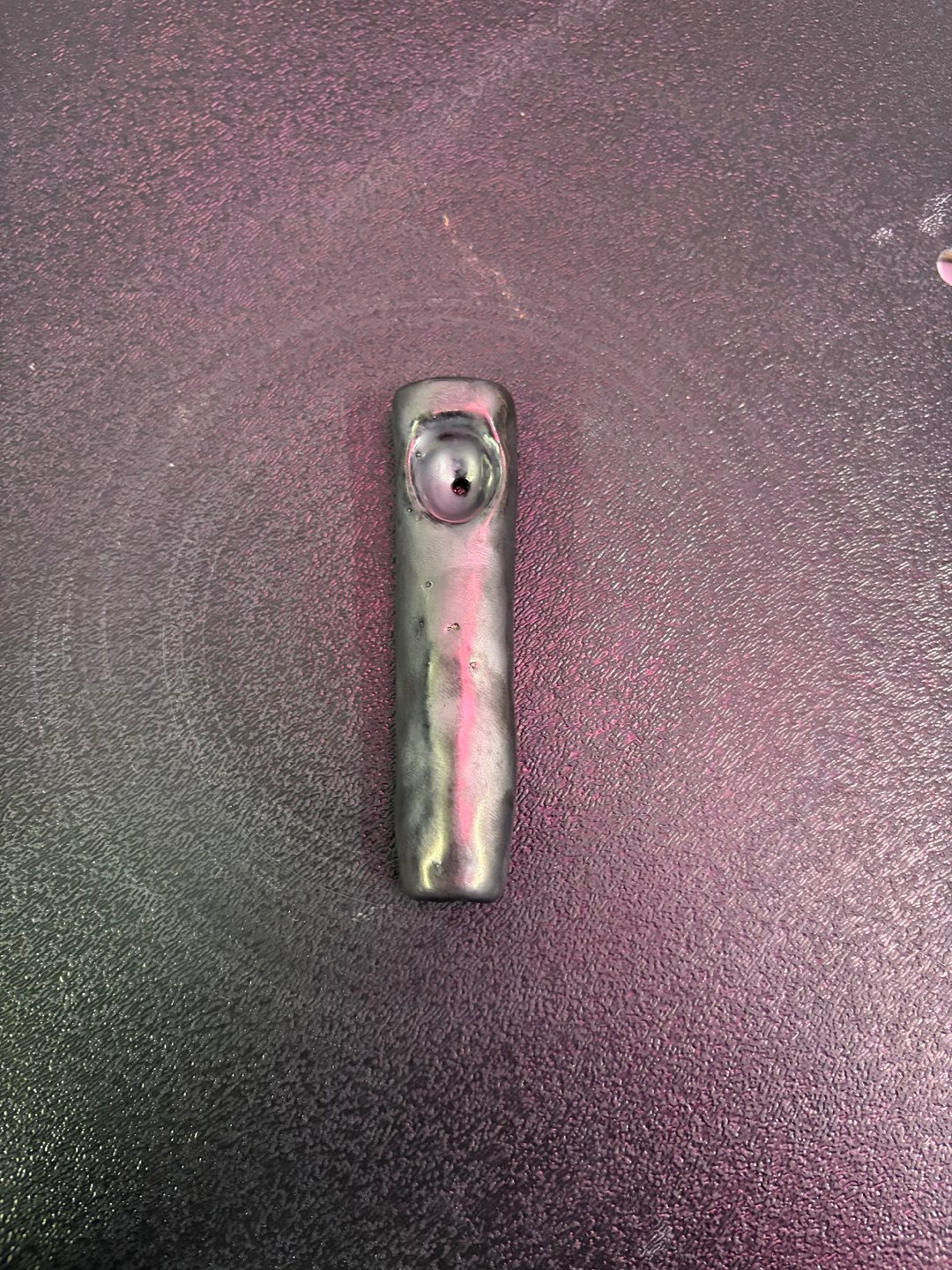 Metallic Ceramic Pipe, Handmade image 0