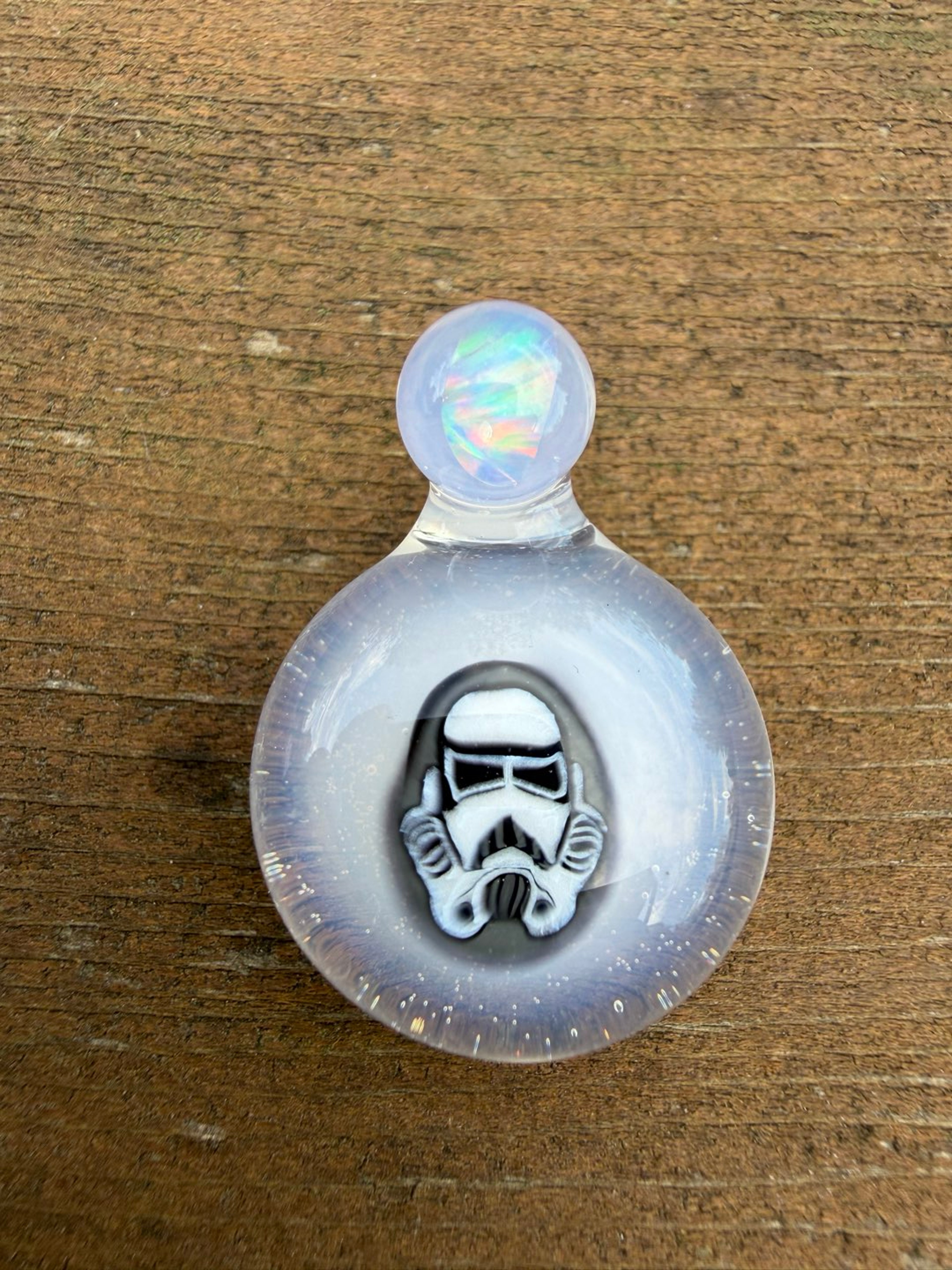 Fortunate Glass pendant – storm trooper image 0