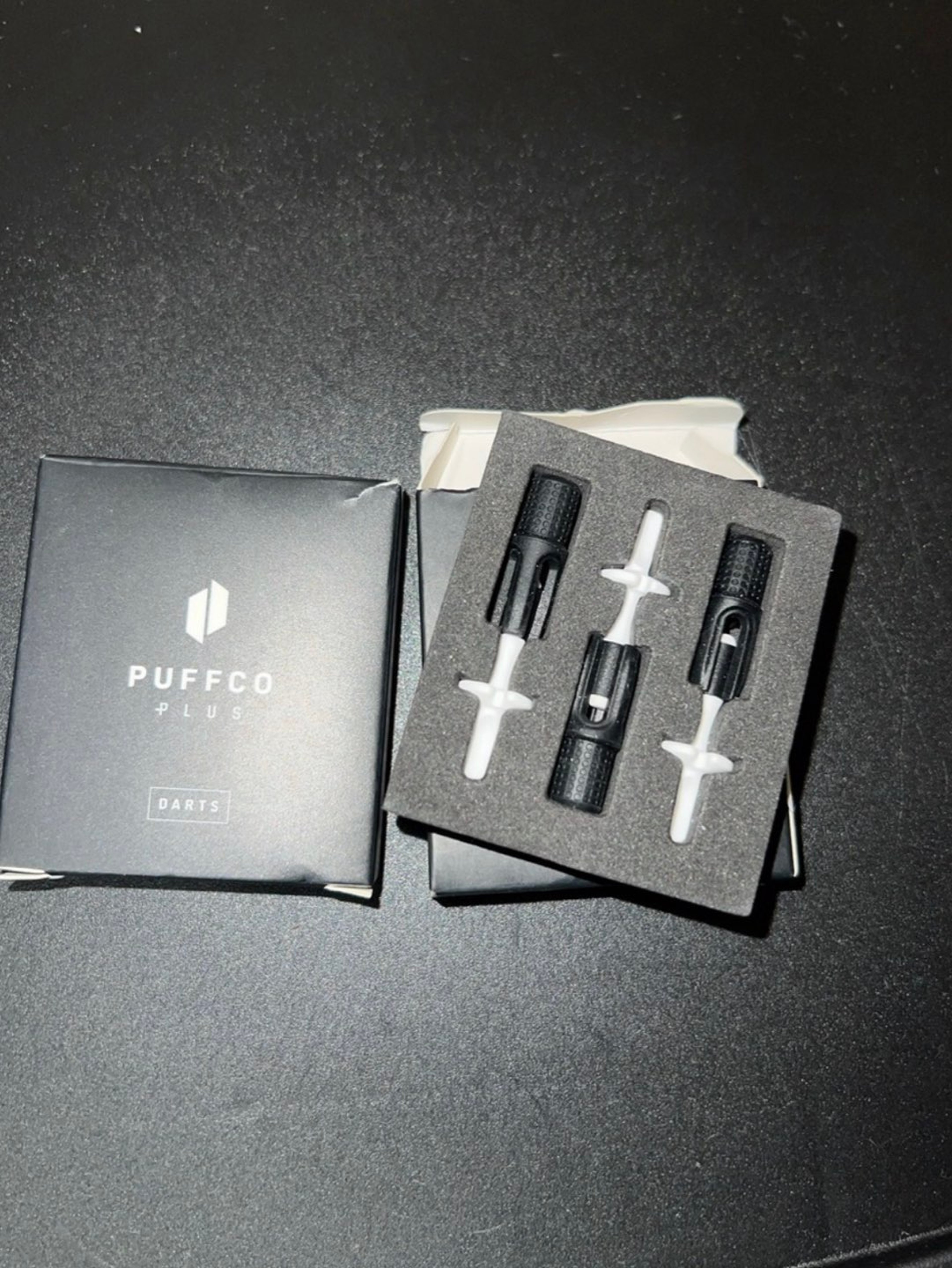 Preview pic of Puffco Plus Black Replacement Darts 3pk NEW