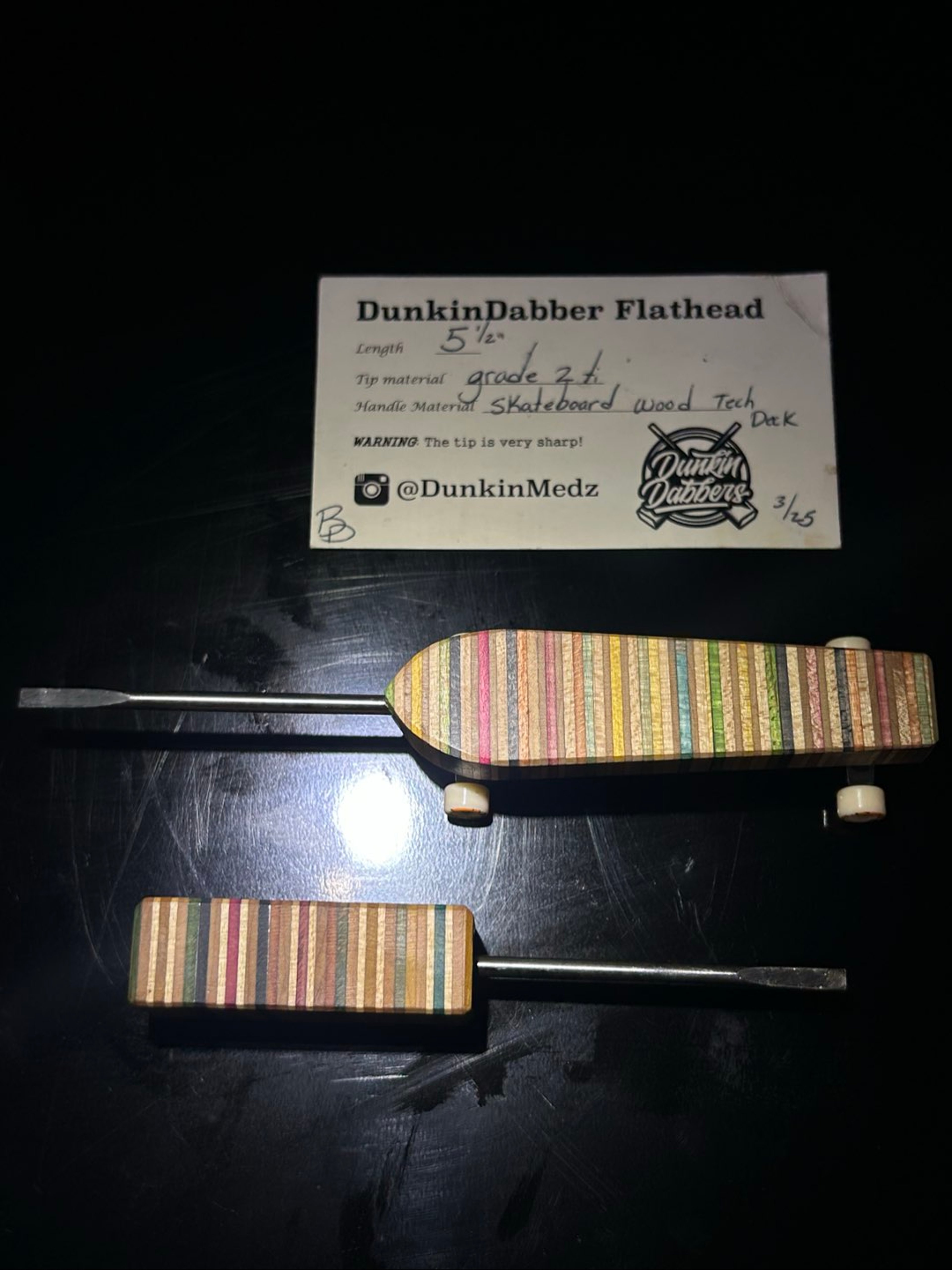 Dunkin dabbers skateboard wood tool and tech deck set image 0