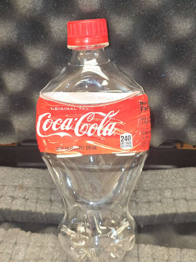 Preview pic of Matt Eskuche Coca-Cola Bottle Glass Art Sculpture