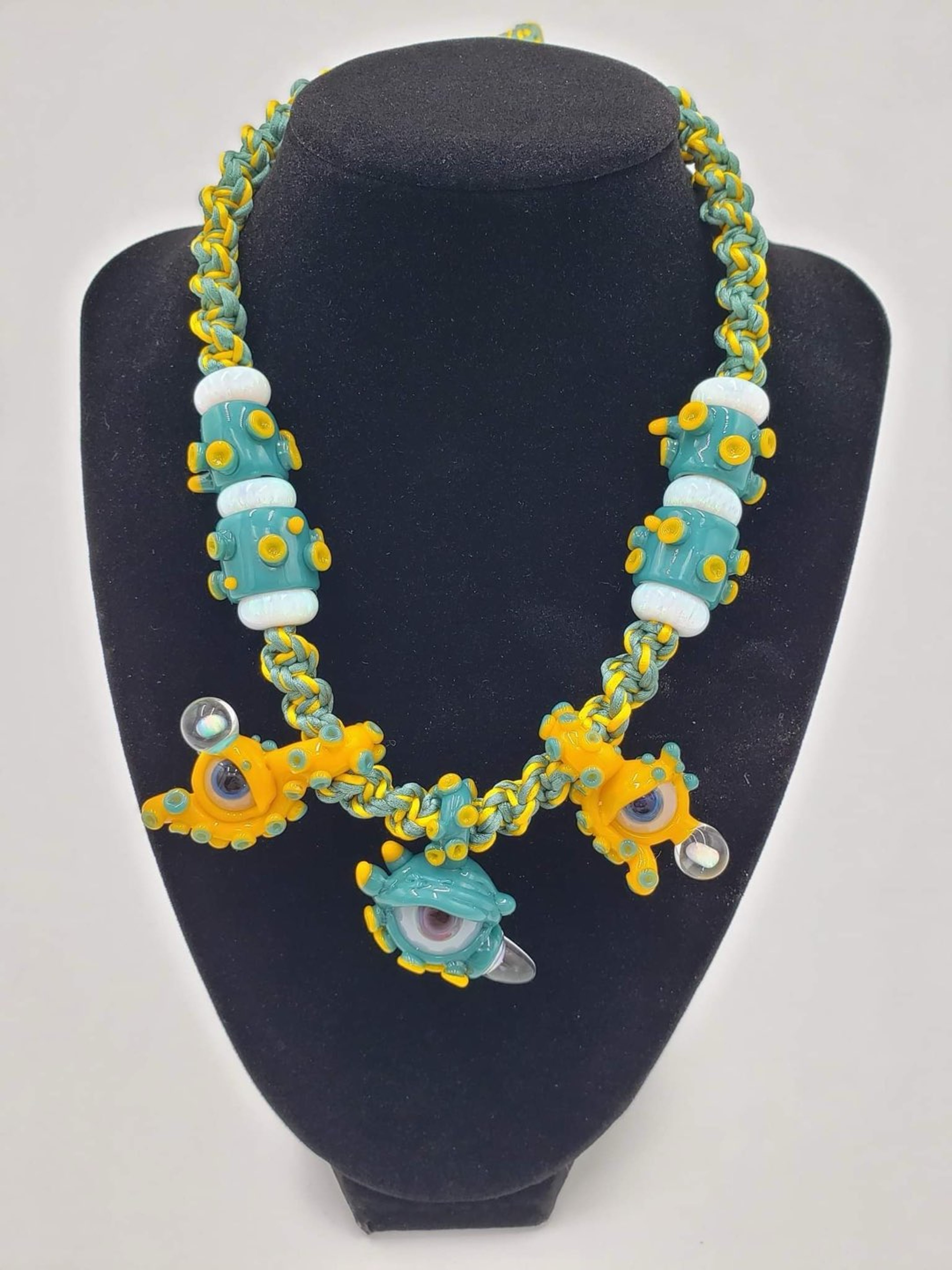 Preview pic of 1 of 1 FULLY Custom Octo Opal Eye Necklace