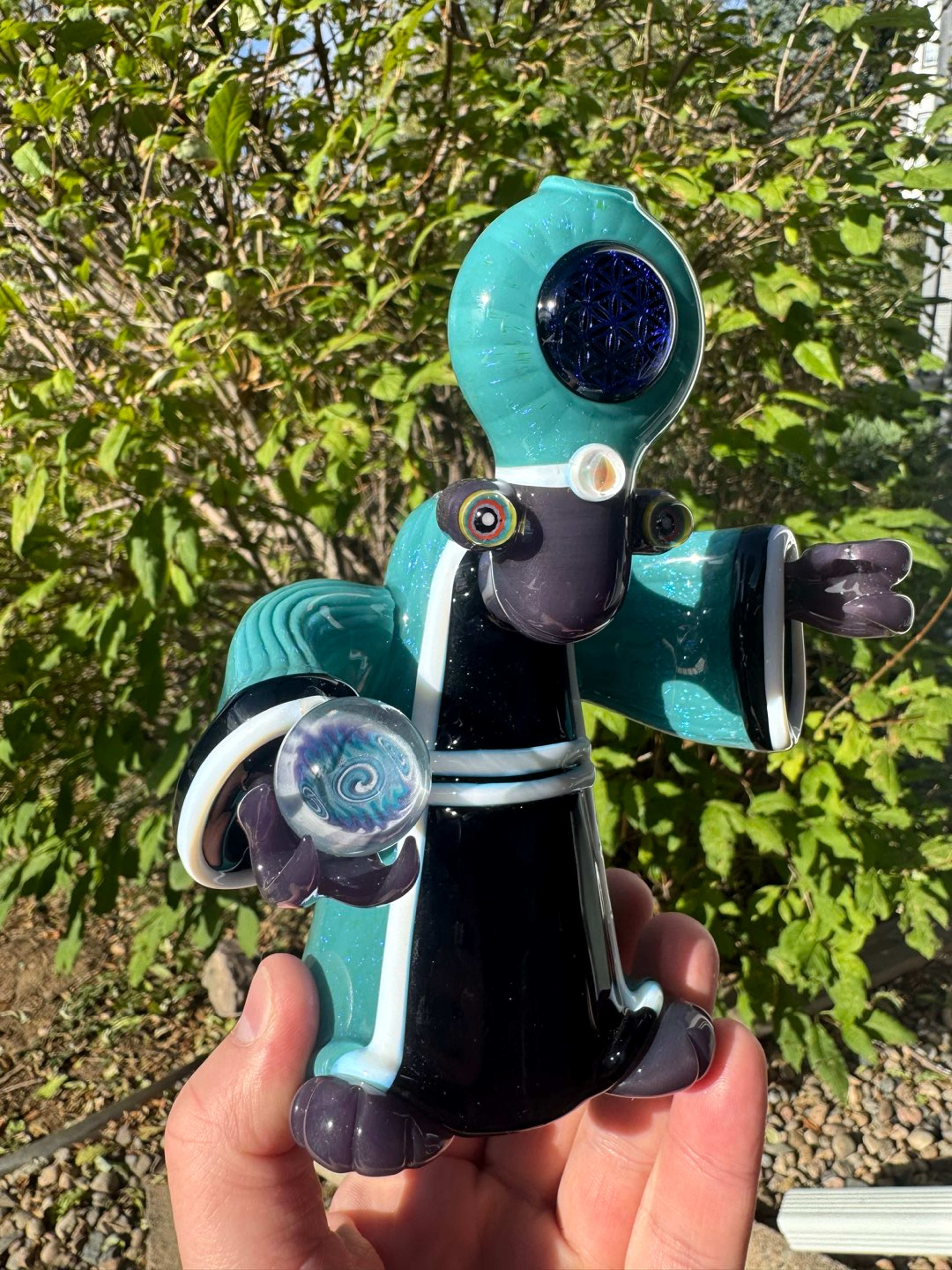 Mongrel Full Size E.T. 10mm (2022) functional rig w/ 2x matching staffs & case image 0
