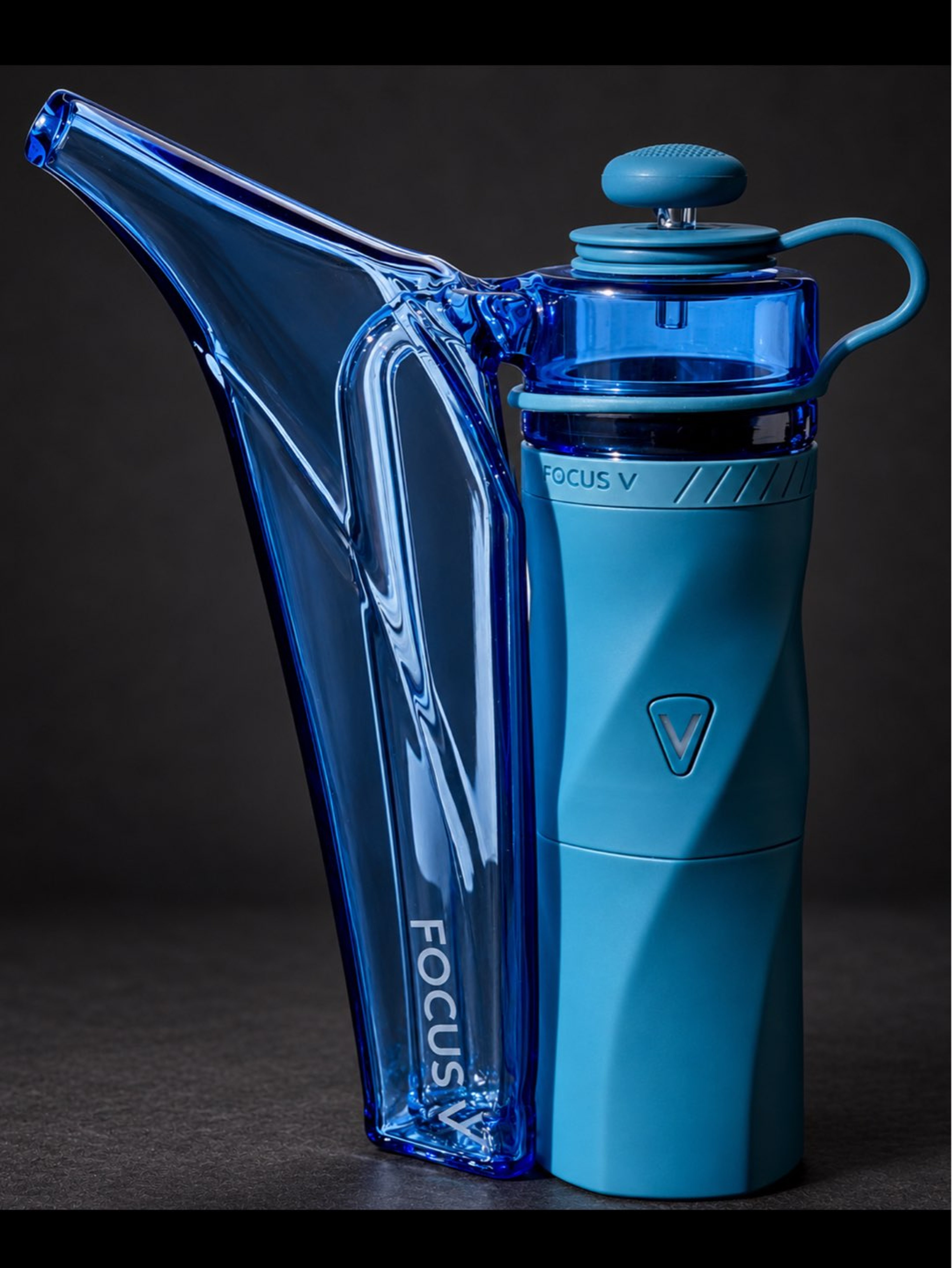 Preview pic of Focus V AERIS Midnight Bundle — With Blue Bubbler & Accessories