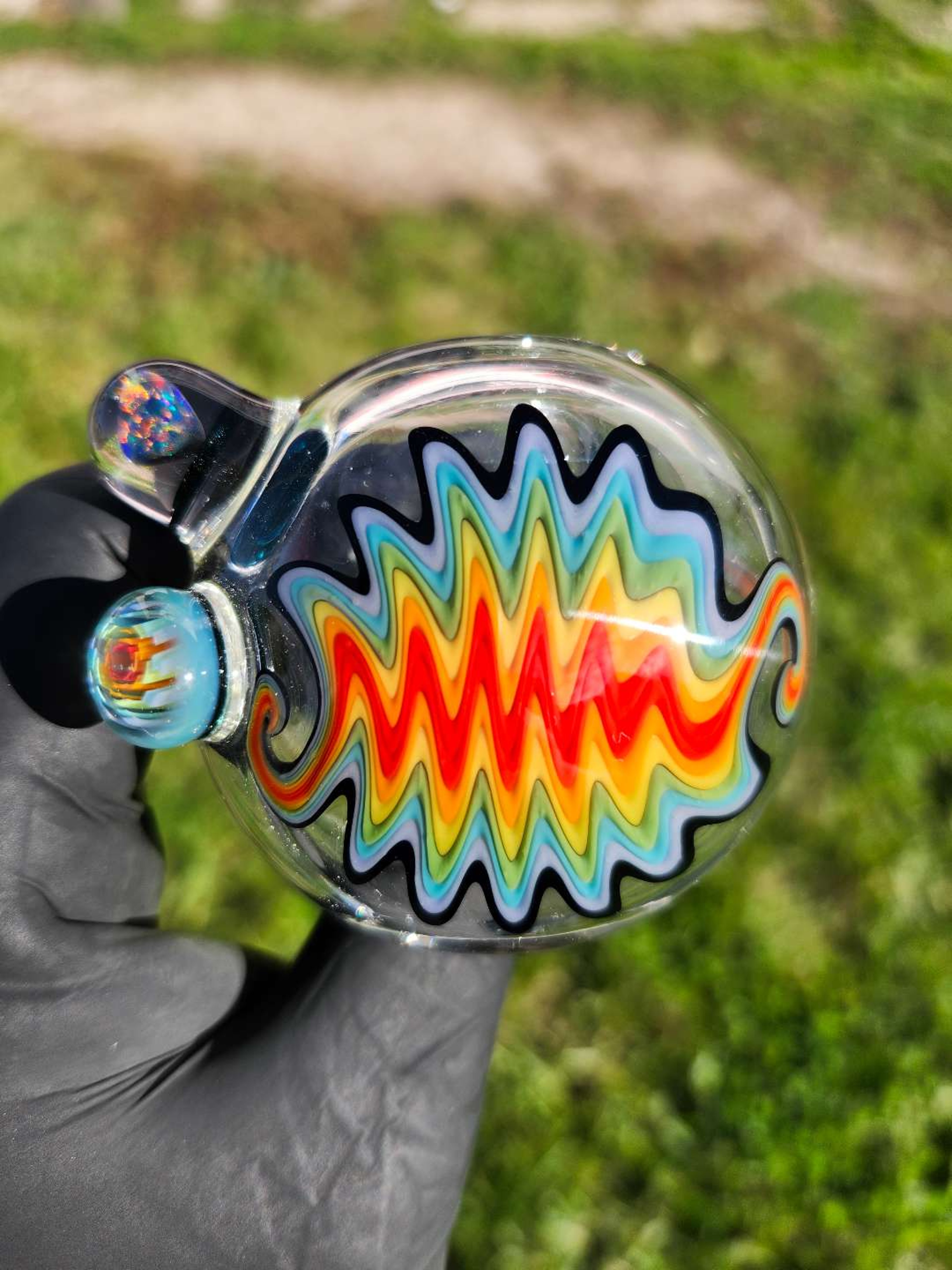 JORDAN JAGUSCH GLASS WIG WAG SPOON image 0