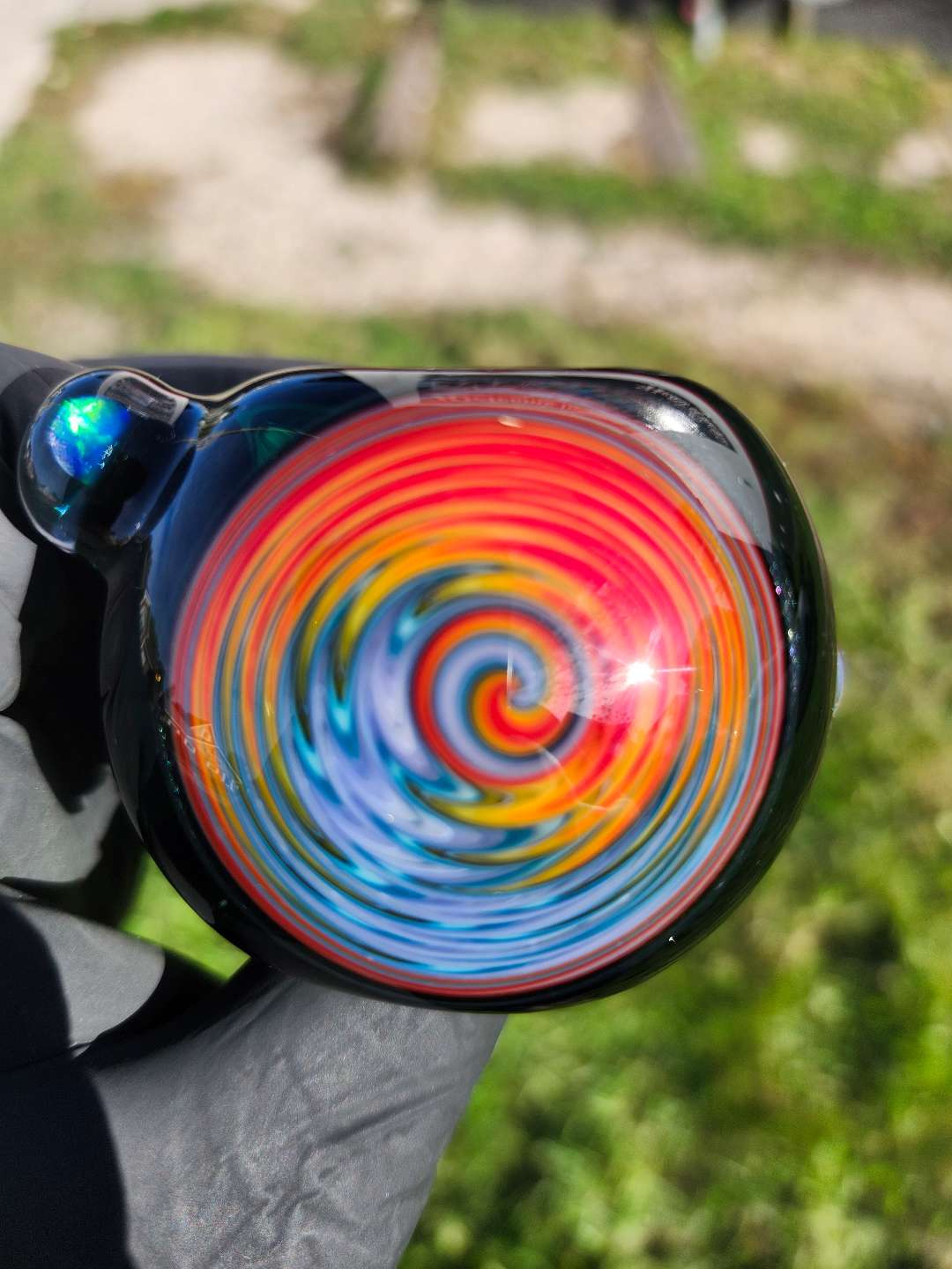JORDAN JAGUSCH GLASS SPIRAL SPOON image 0