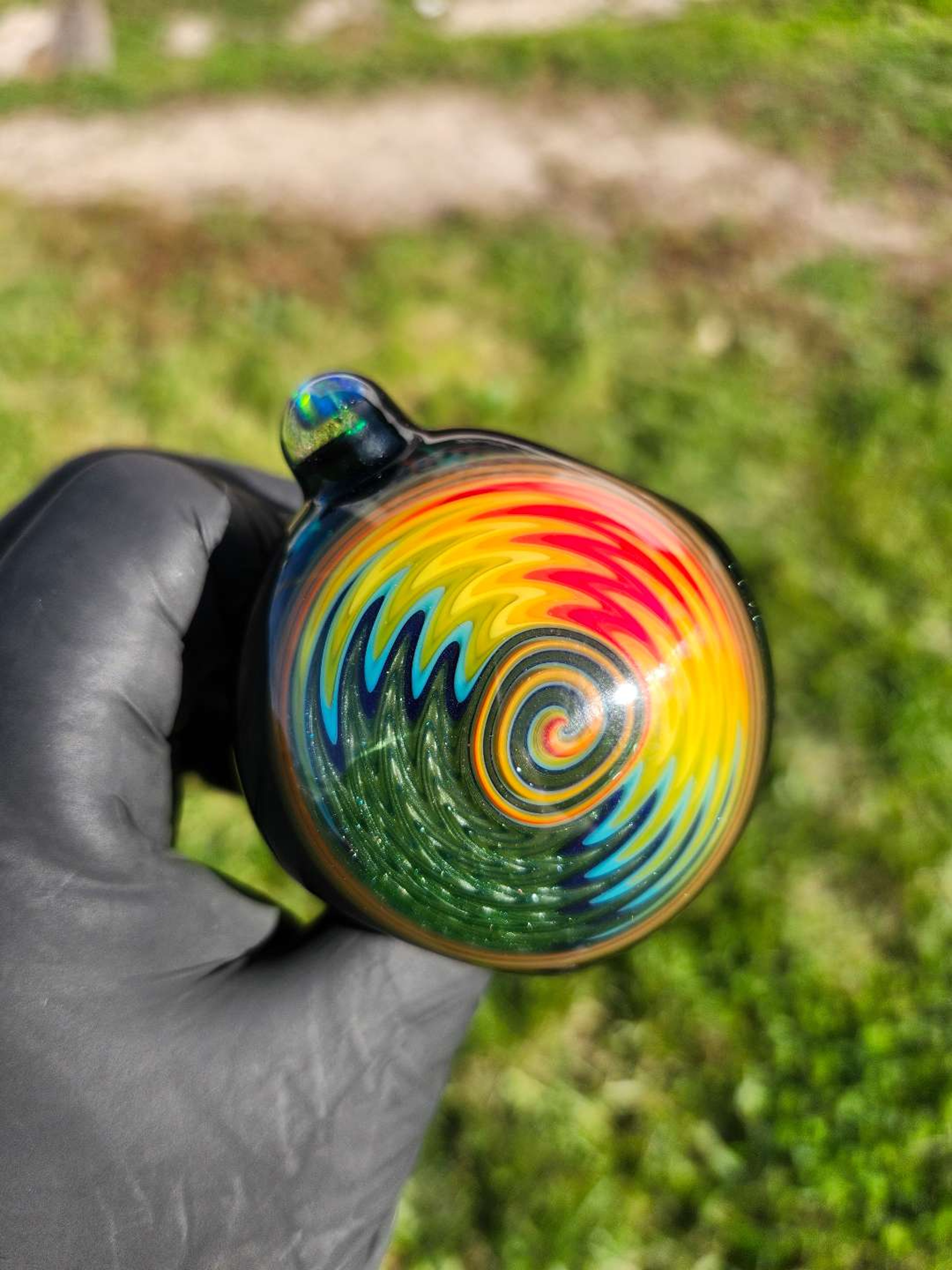 JORDAN JAGUSCH GLASS SPIRAL SPOON image 0