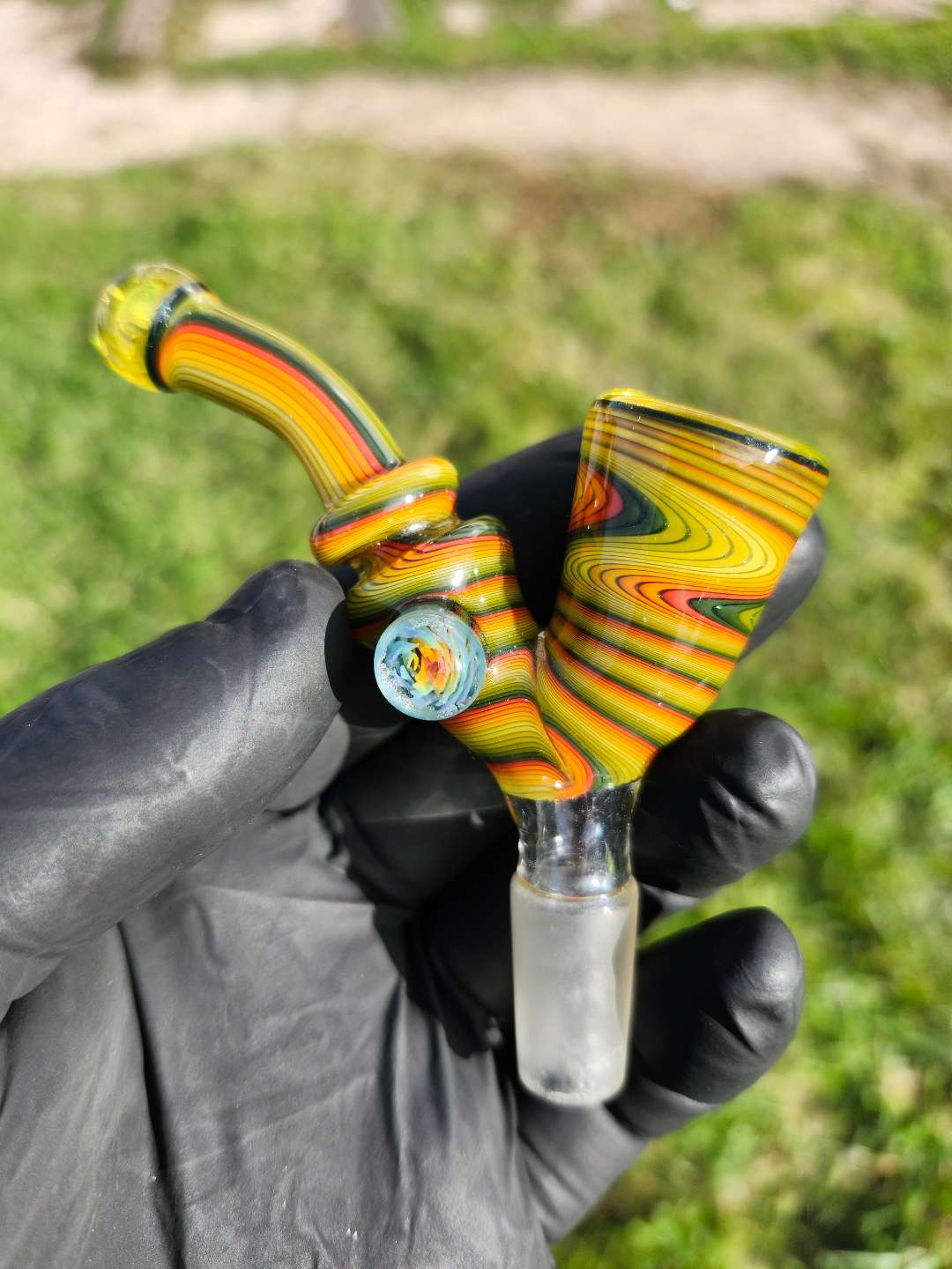 JORDAN JAGUSCH GLASS 14MM SHERLOCK SLIDE image 0