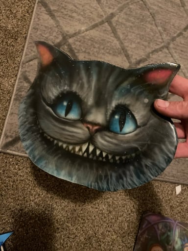 Preview pic of Cheshire cat mat