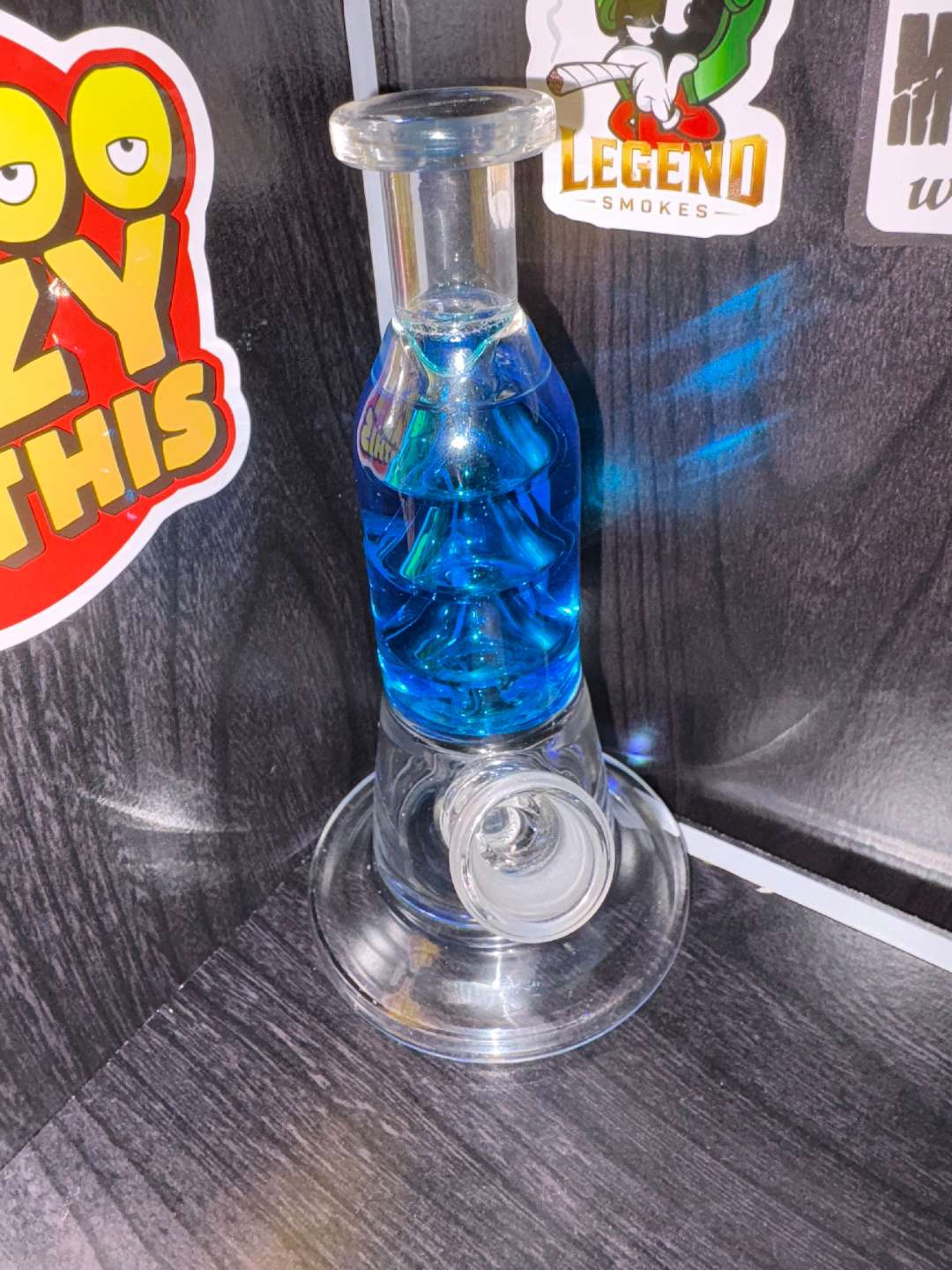 Compact 6-Inch Blue Freezable... | Shop Beakers on GlassPass