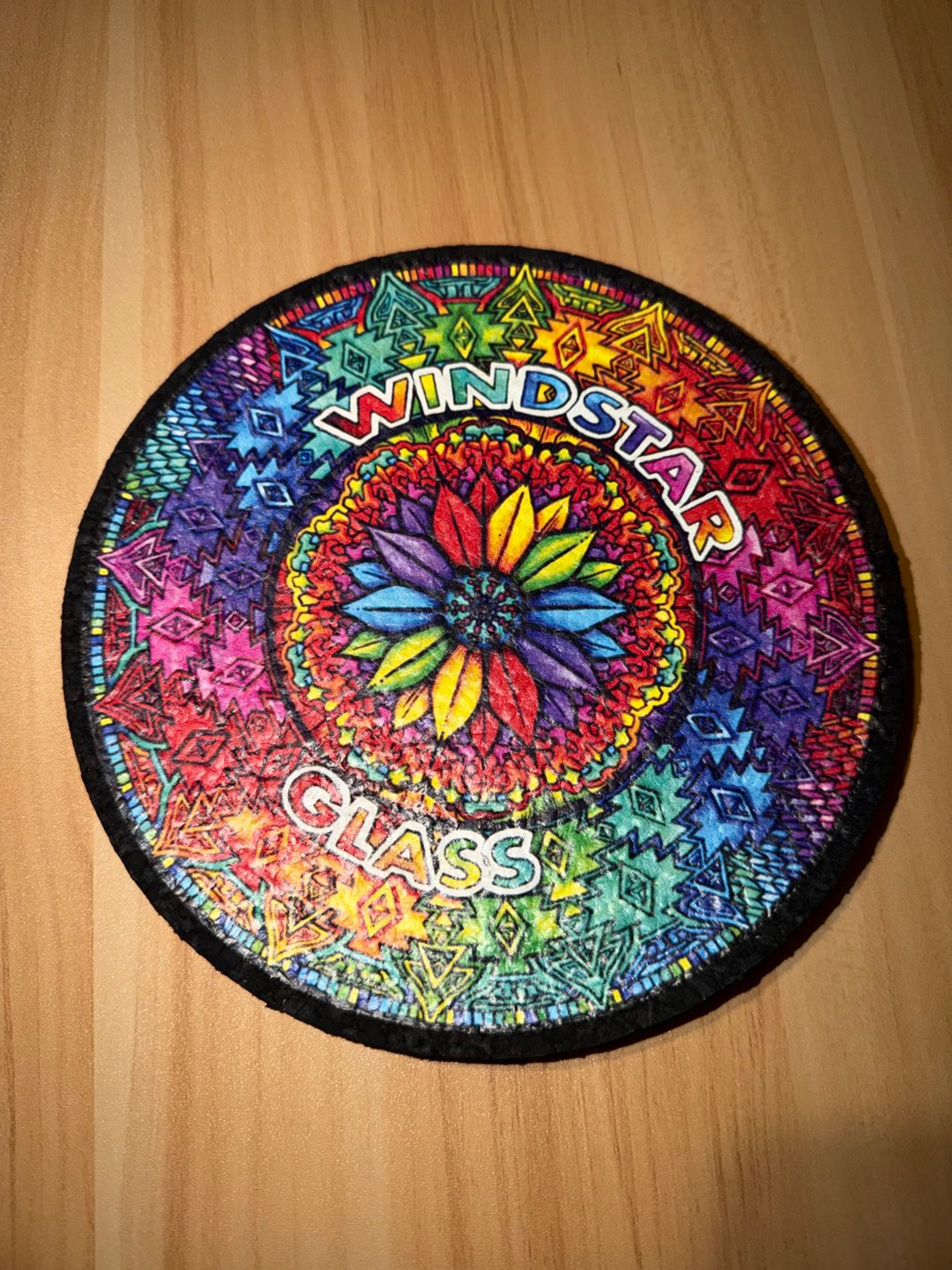 Preview pic of Windstar Glass Colorful Circle Moodmat