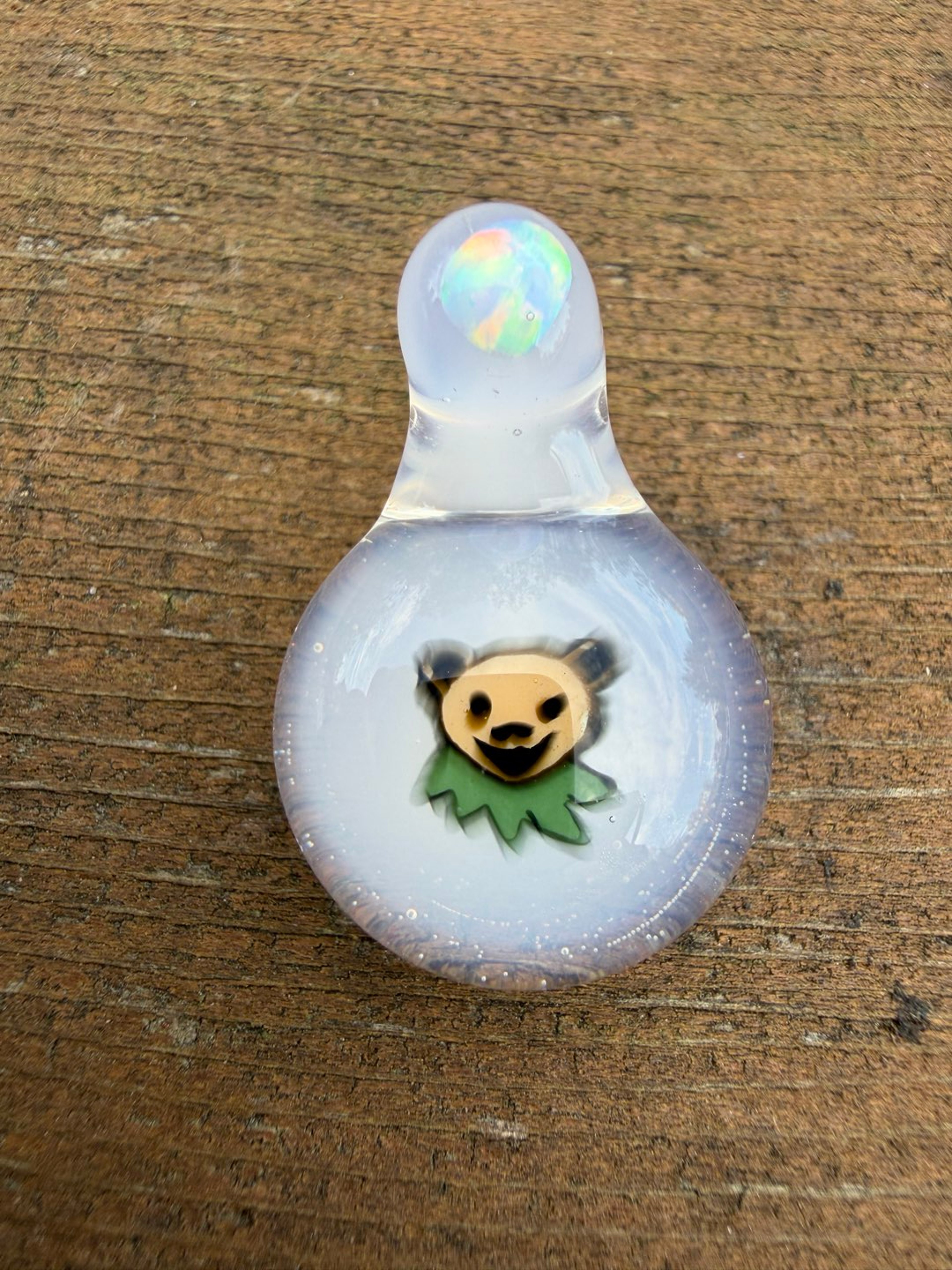 Preview pic of Fortunate Glass Grateful Dead pendant opal