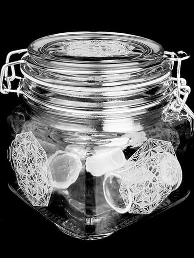 Preview pic of Eternal Quartz Laser Etched Iso Dunk Jar