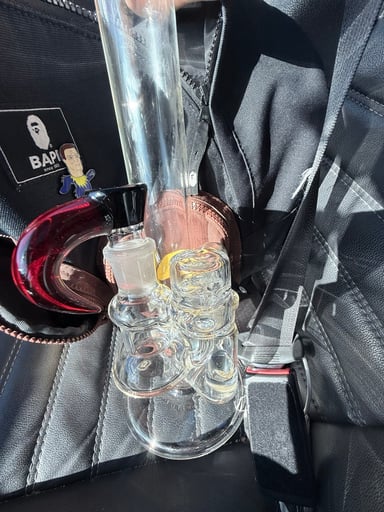 Preview pic of Kenta kito amber purple double inline straight tube.