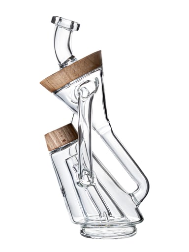 Preview pic of MJ Arsenal Alpine Sierra Puffco Peak Glass Attachment - Beechwood
