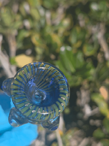 Preview pic of • Silver and Gold Bubble Trap 14mm Slide Bowl