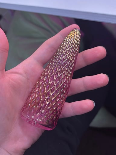Preview pic of Golden fumed cone James lang puffco peak dry top