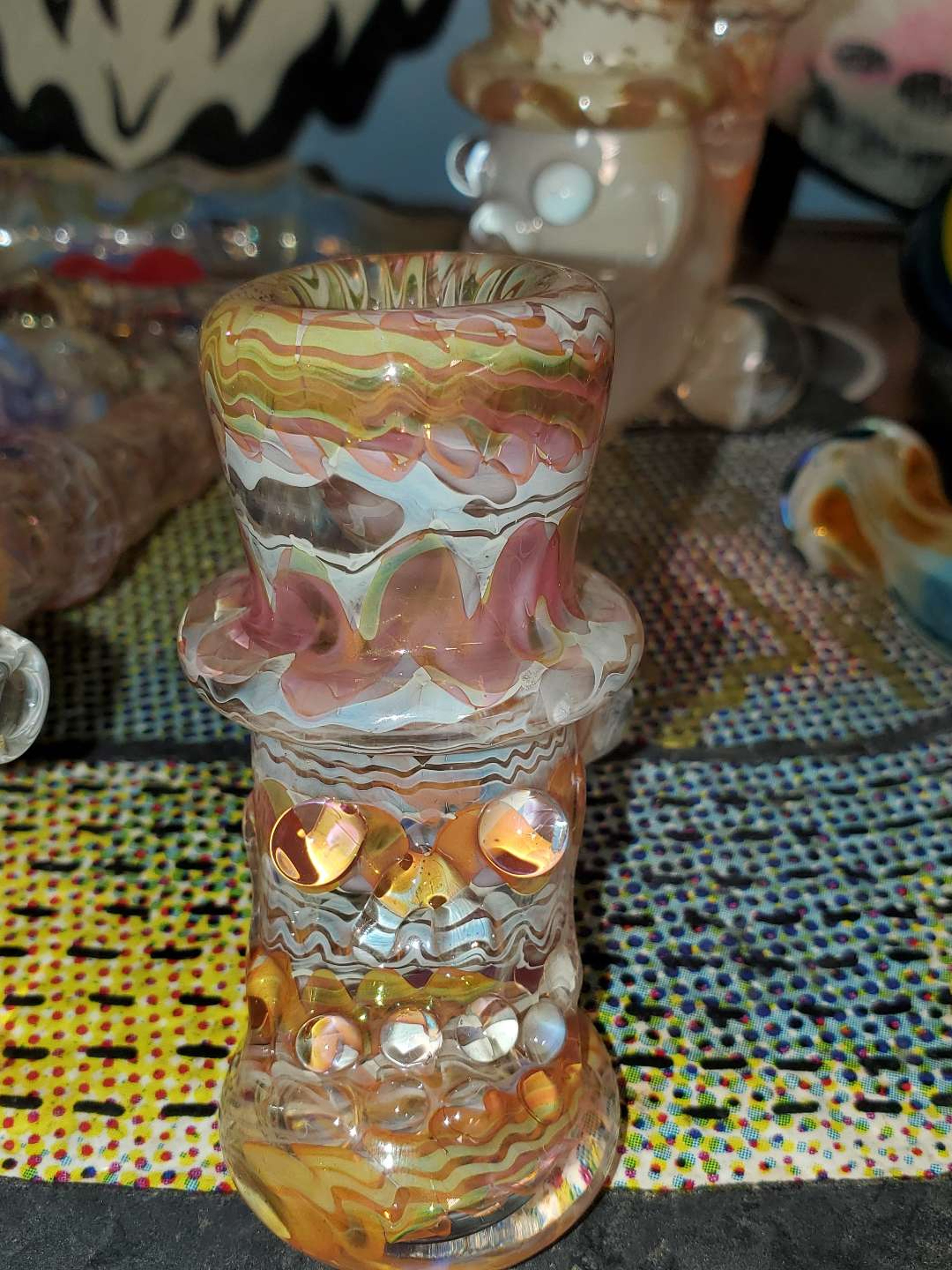 Preview pic of Bob Badtram Heavy Gold/Silver Fume TopHat Hammer