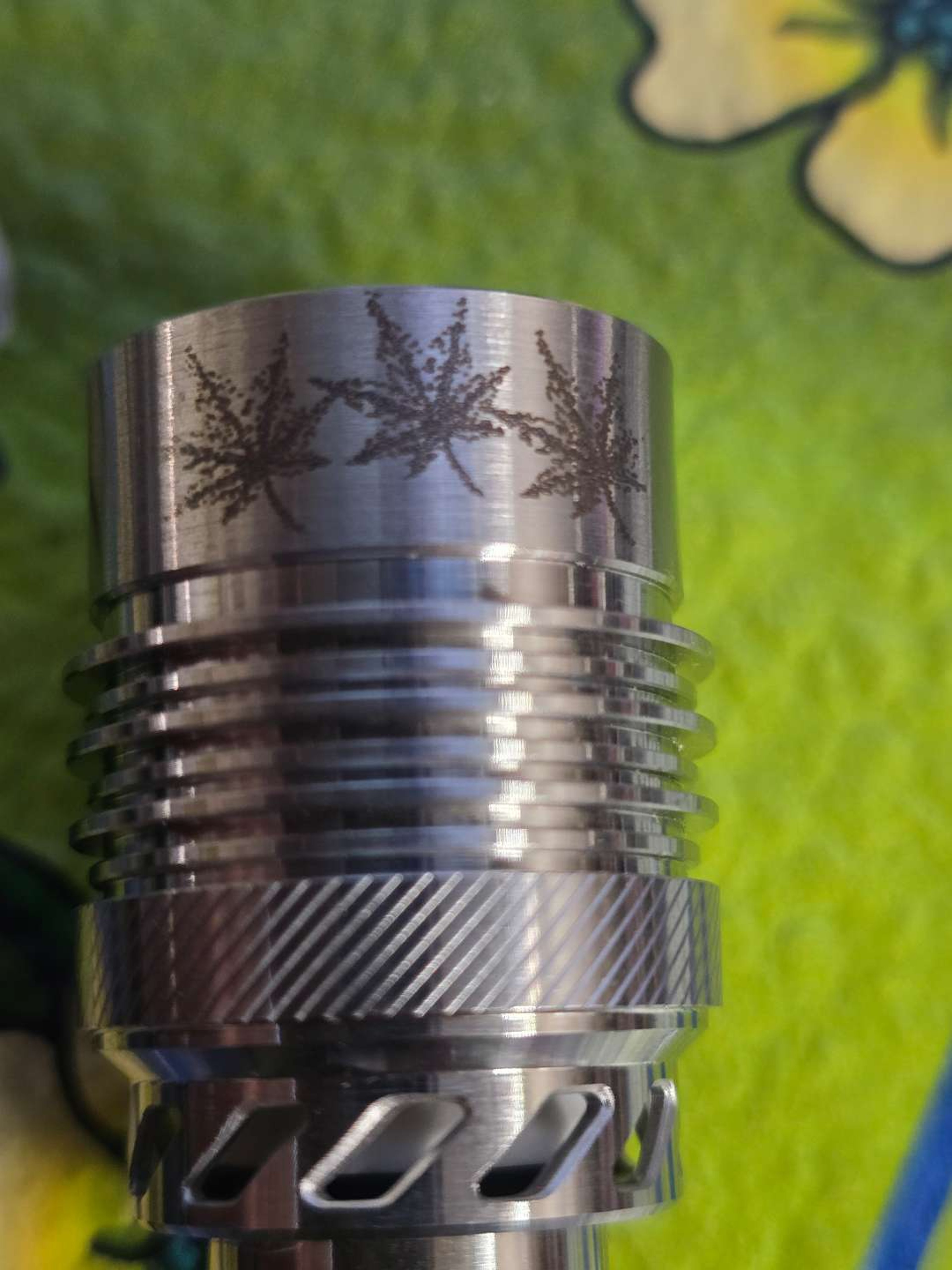 Custom Engraving of 3dxl Chambers and Glass image 0