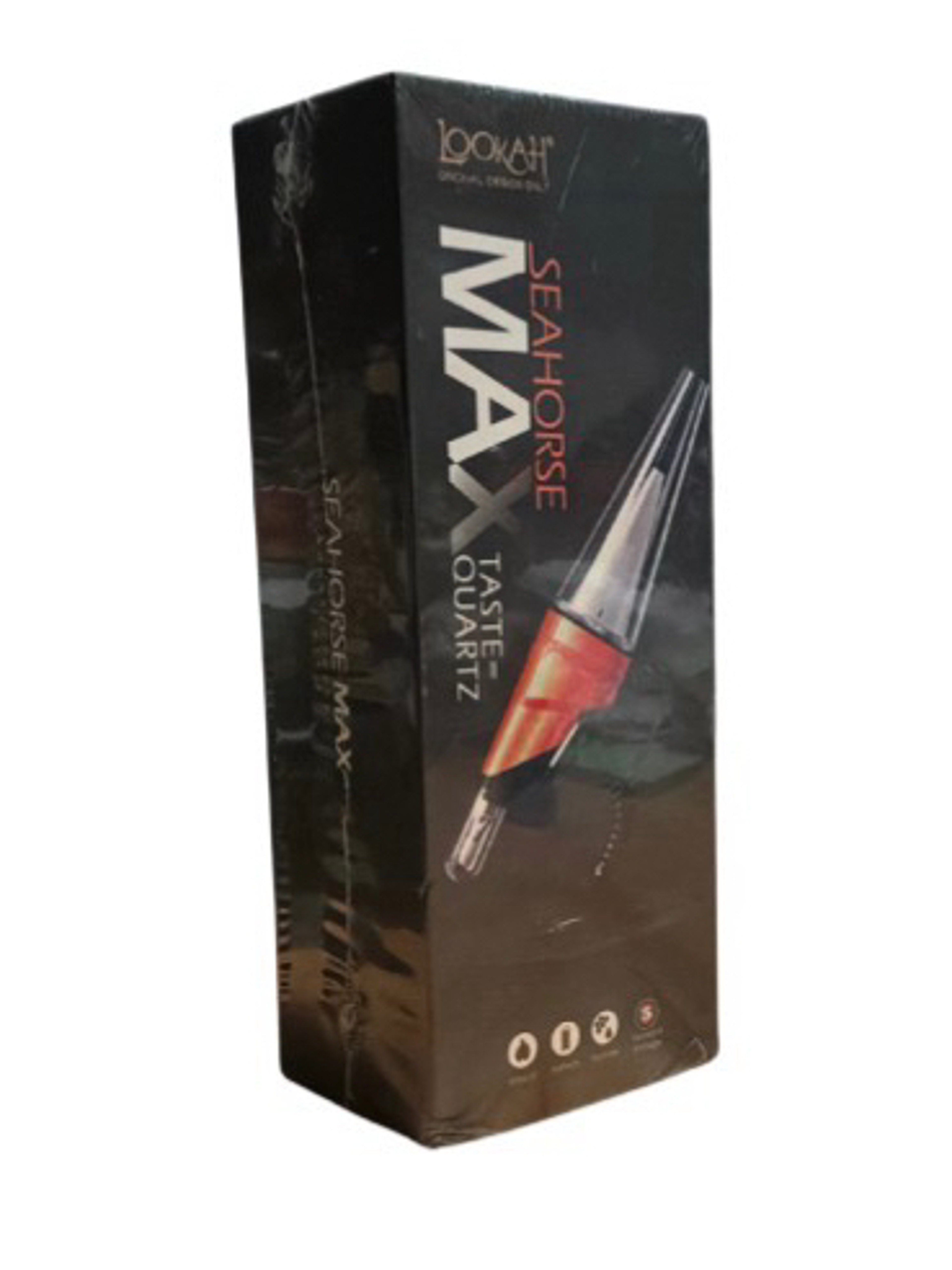 Preview pic of LOOKAH Seahorse Max Electric Nectar Collector Dab Pen With bubbler​ Orange