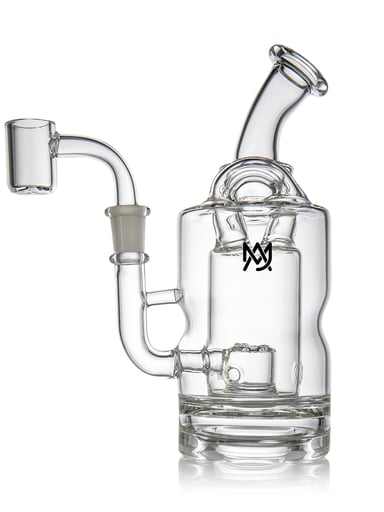 Preview pic of MJ Arsenal Turbine Mini Dab Rig - Clear - Brand New