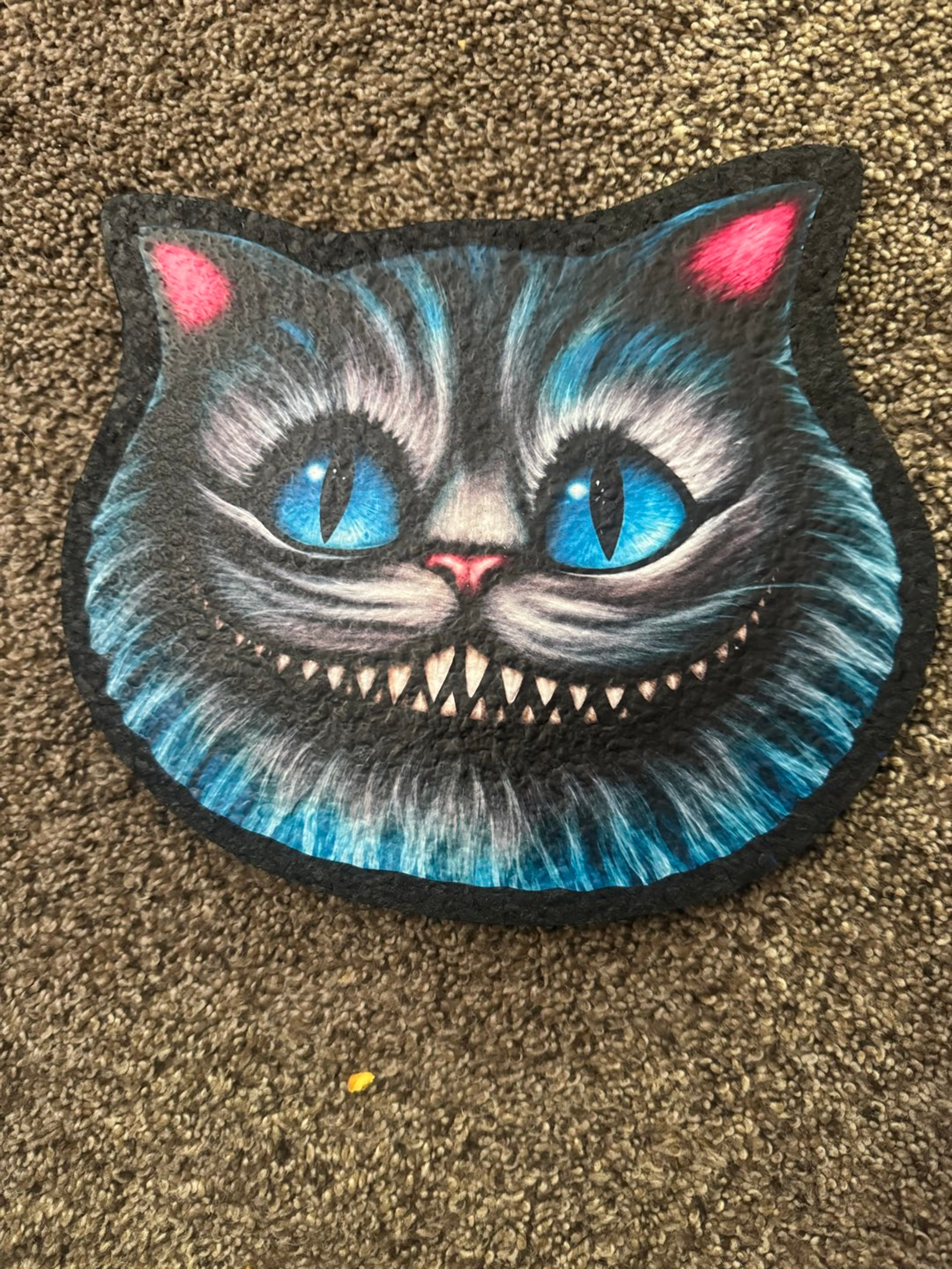 Preview pic of Cheshire cat mat